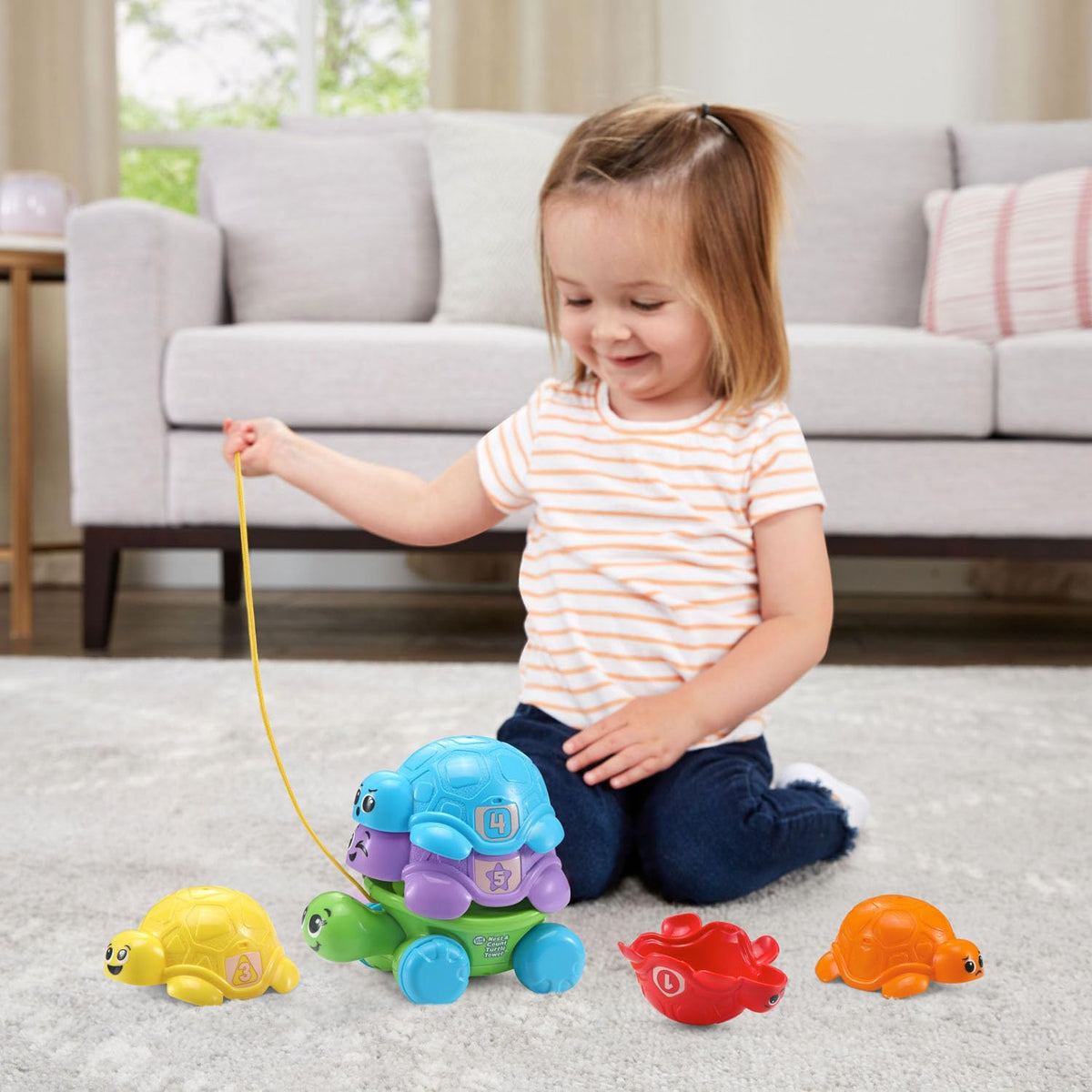 LeapFrog Nest and Count Turtle Tower – Stacking, Nesting & Counting Toy for Toddlers