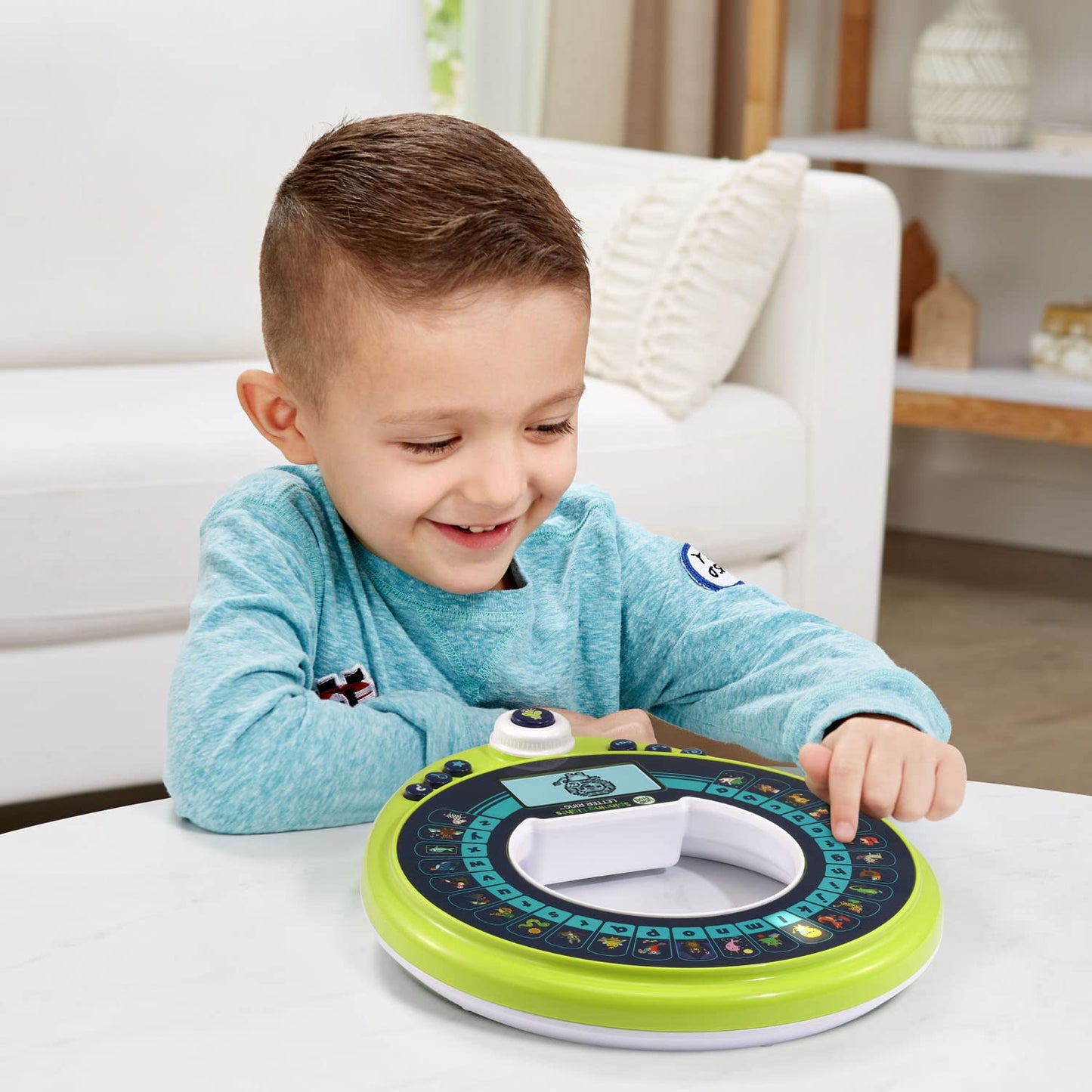 LeapFrog Spinning Lights Letter Ring – Phonics Letters & Animal Clues for Ages 3+