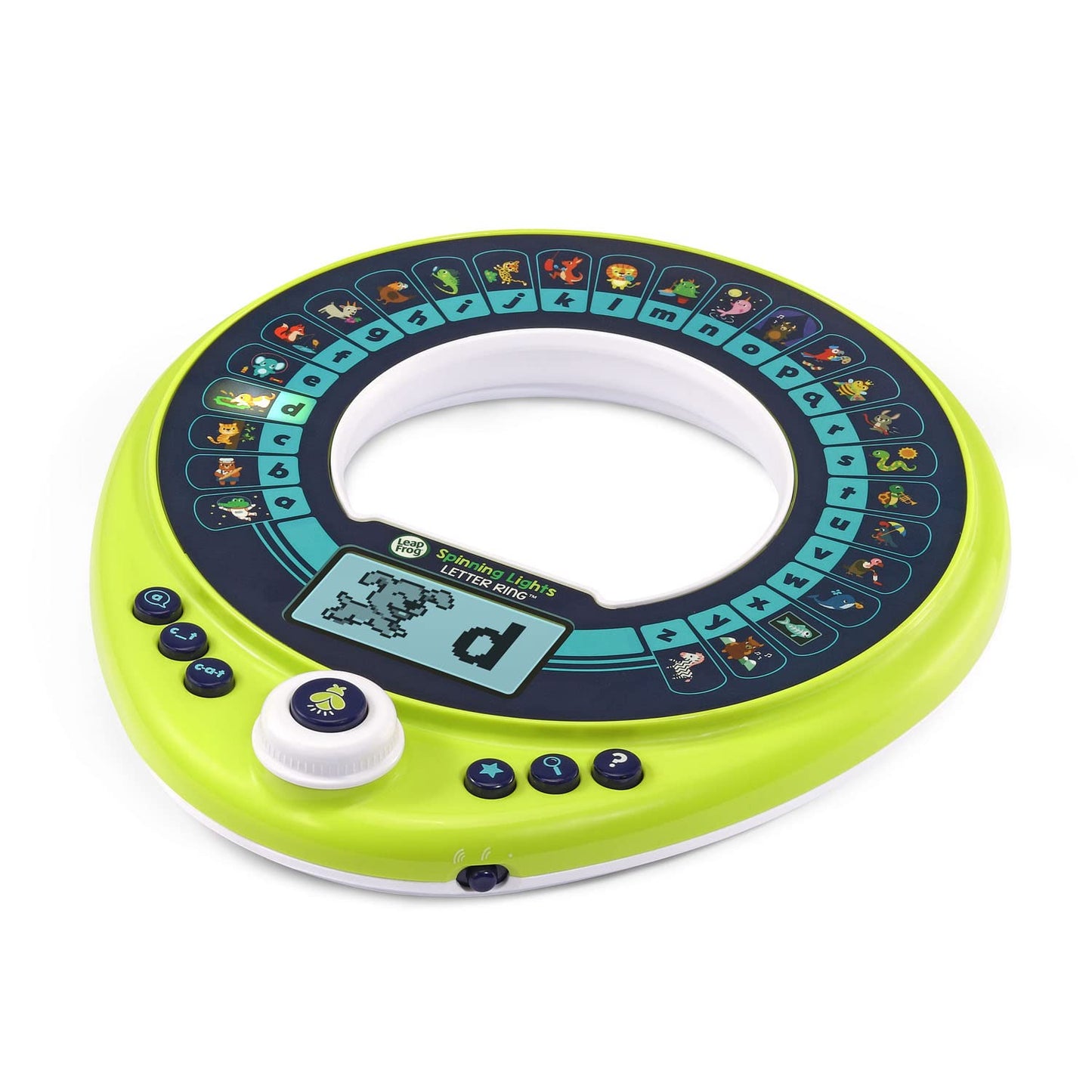 LeapFrog Spinning Lights Letter Ring – Phonics Letters & Animal Clues for Ages 3+