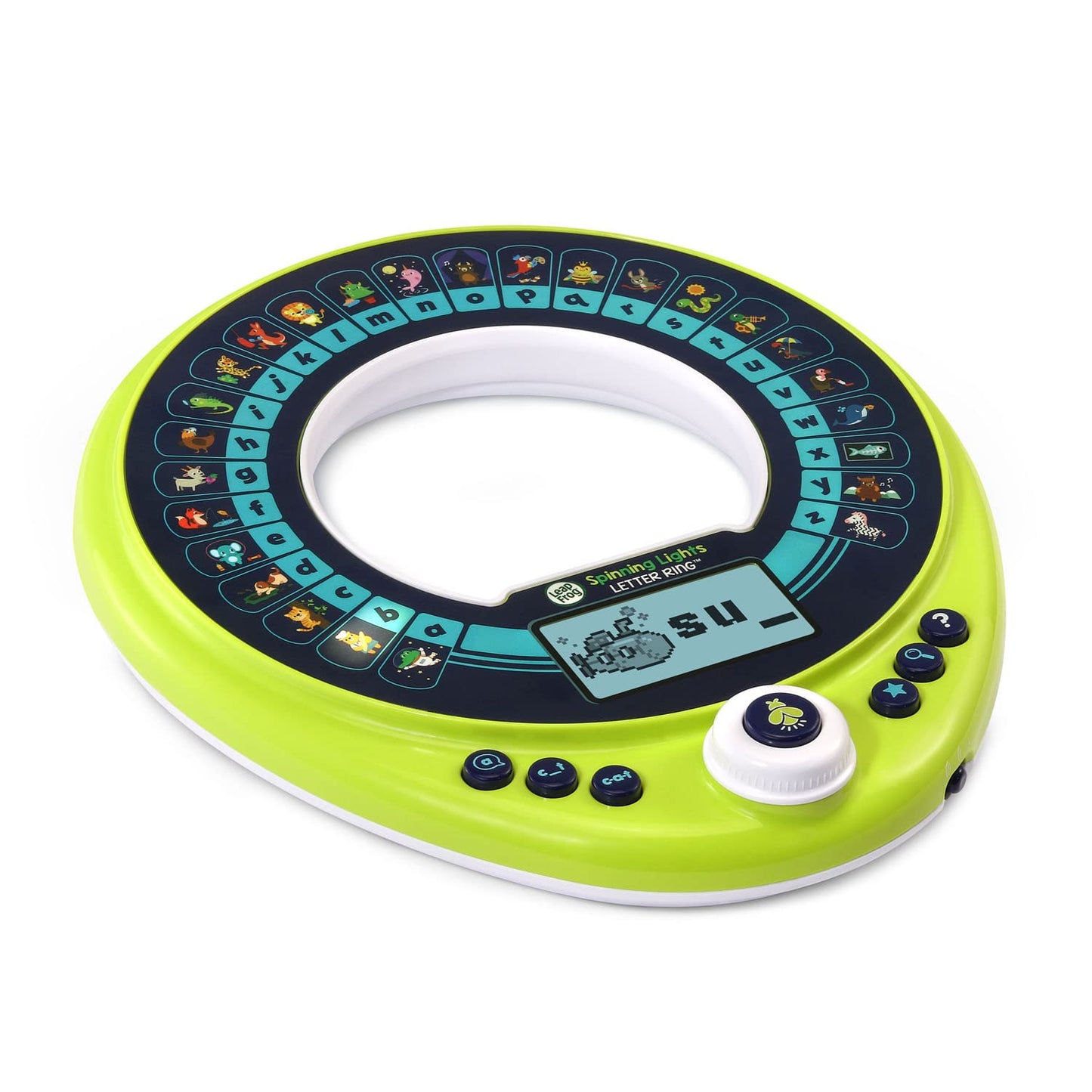 LeapFrog Spinning Lights Letter Ring – Phonics Letters & Animal Clues for Ages 3+