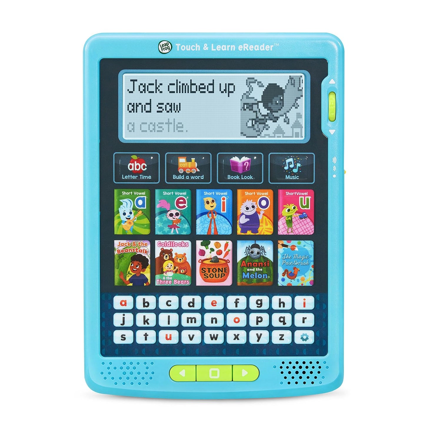 LeapFrog Touch and Learn eReader Teal – Interactive Reading & Phonics for Kids