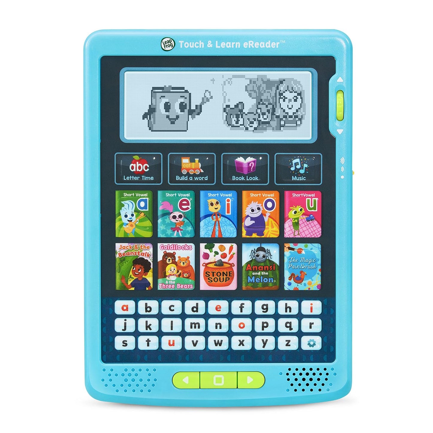 LeapFrog Touch and Learn eReader Teal – Interactive Reading & Phonics for Kids