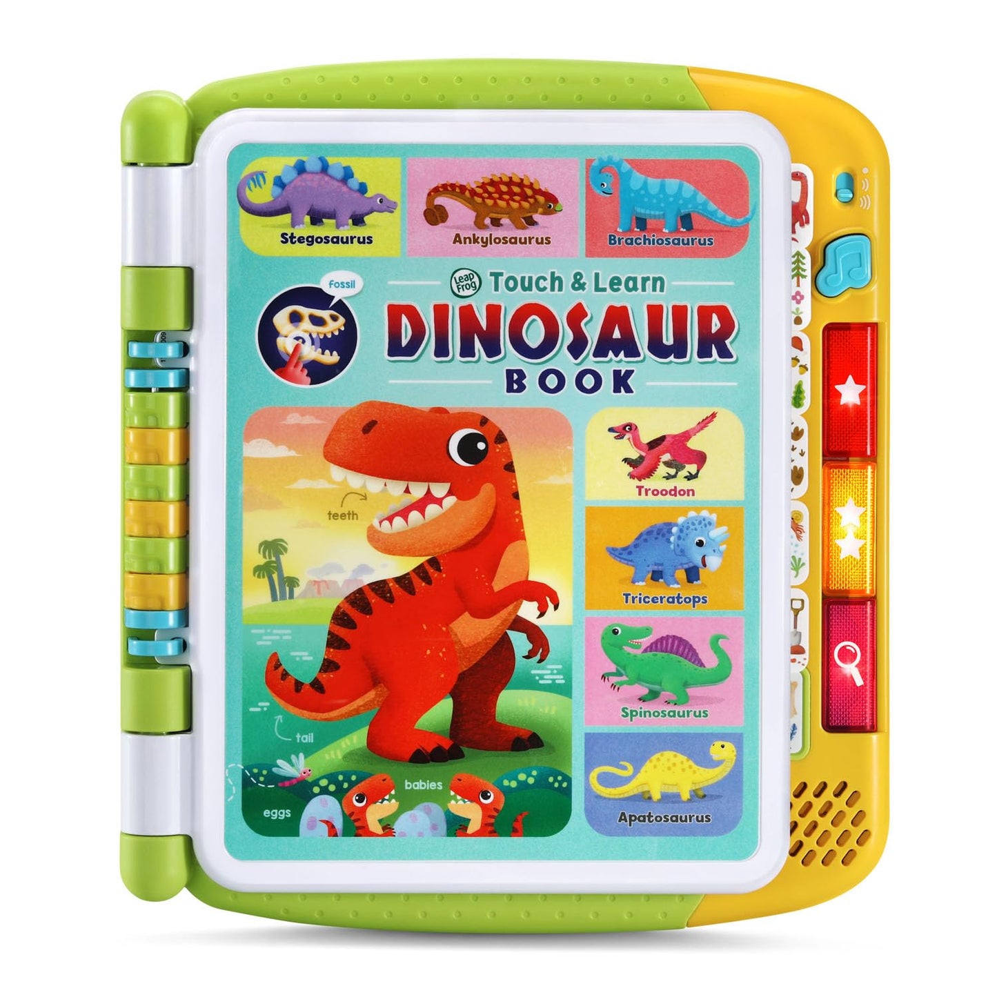 LeapFrog Touch and Learn Dinosaur Book — Interactive Dino Learning for Ages 2+