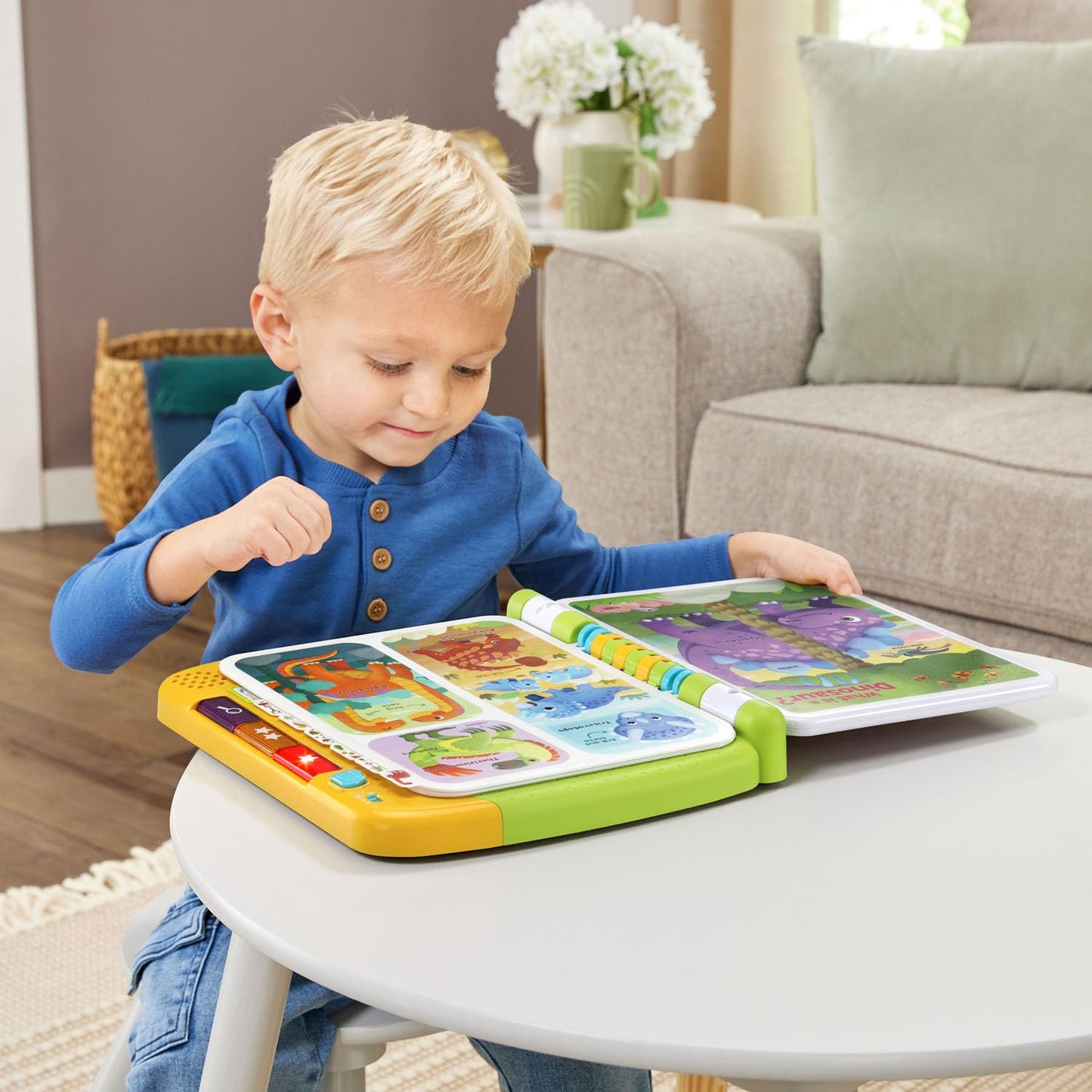 LeapFrog Touch and Learn Dinosaur Book — Interactive Dino Learning for Ages 2+