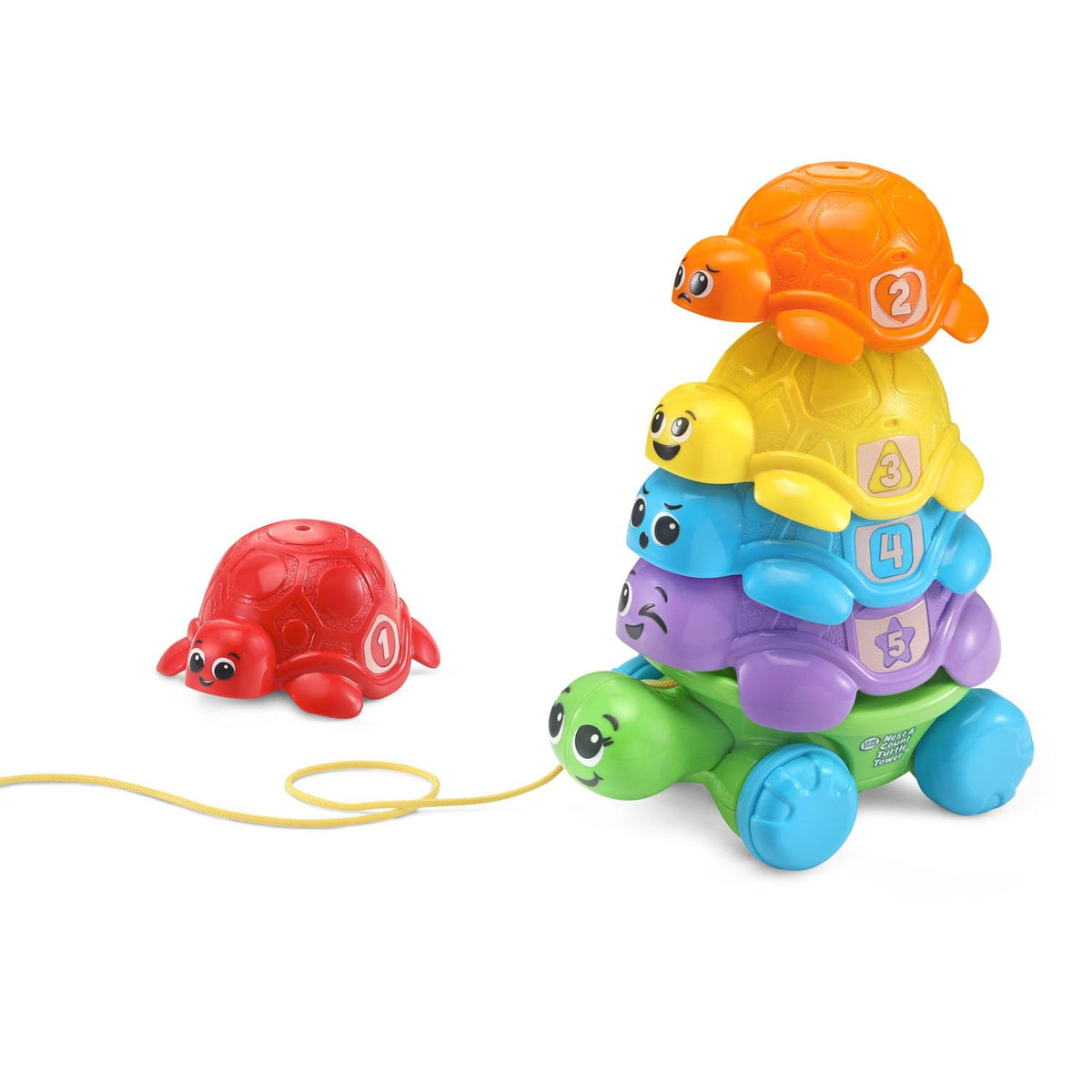 LeapFrog Nest and Count Turtle Tower – Stacking, Nesting & Counting Toy for Toddlers