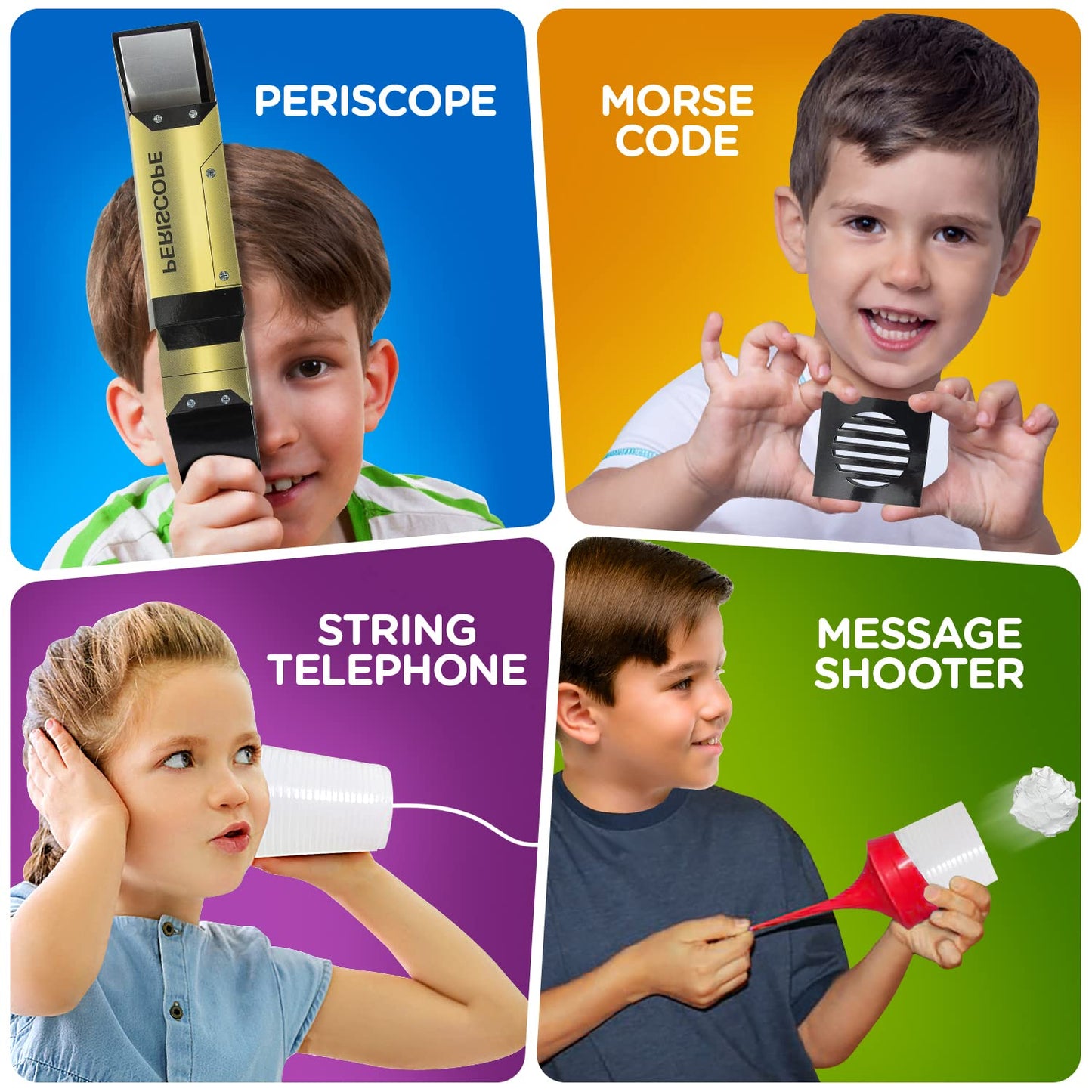 Learn & Climb Kids Spy Kit | 15 Secret Missions & 14 Detective Gadgets – Gift for Ages 7–10