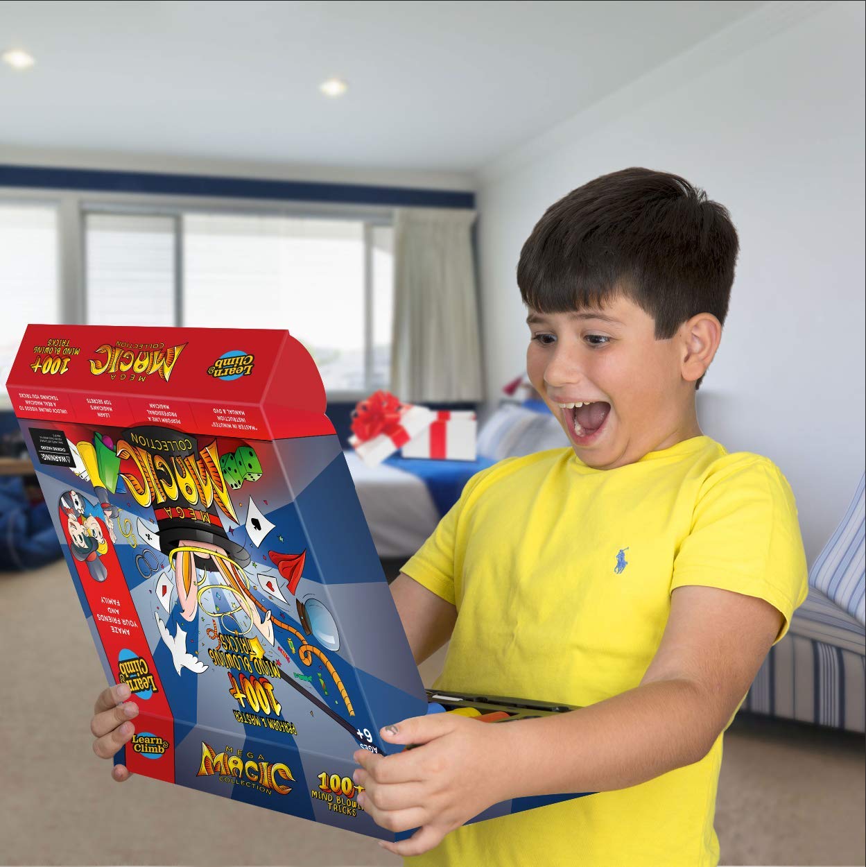 Mega Magic Kit for Kids by Learn & Climb – 28 Props, Tutorial Videos & Hundreds of Tricks (Ages 6-12)