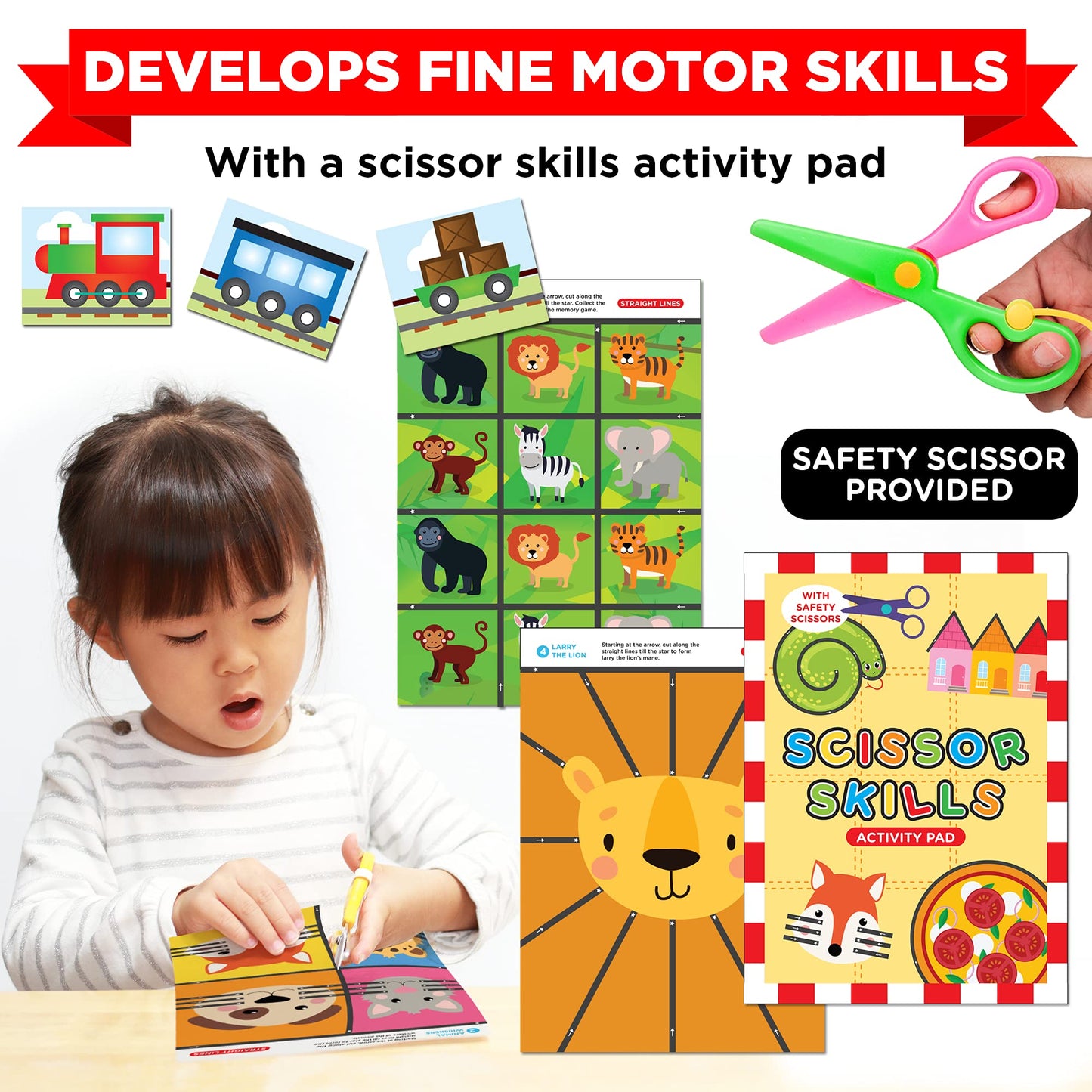 Learnabee Box Set for 3-Year-Olds — Educational Books, Puzzles & Safe Craft Activities