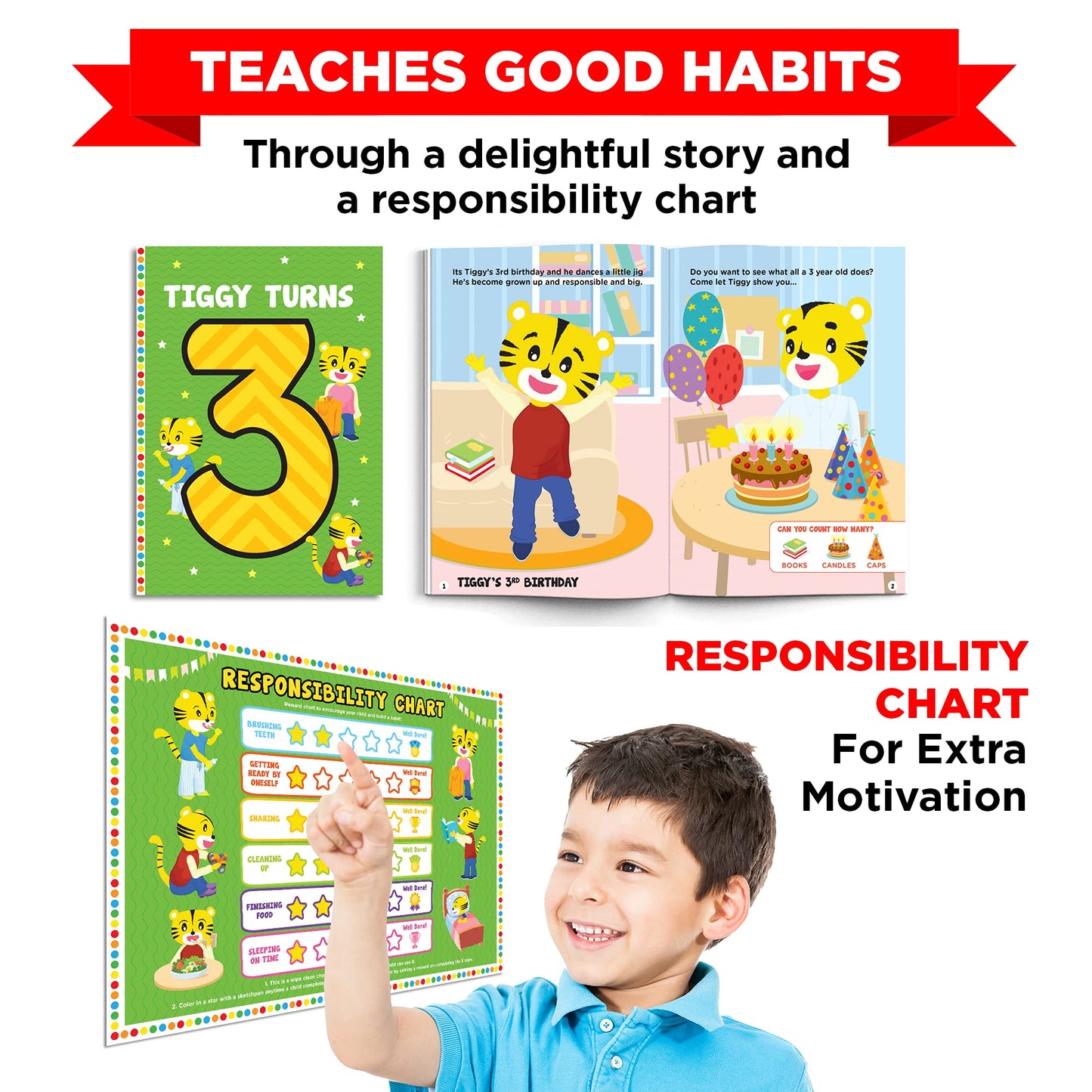 Learnabee Box Set for 3-Year-Olds — Educational Books, Puzzles & Safe Craft Activities