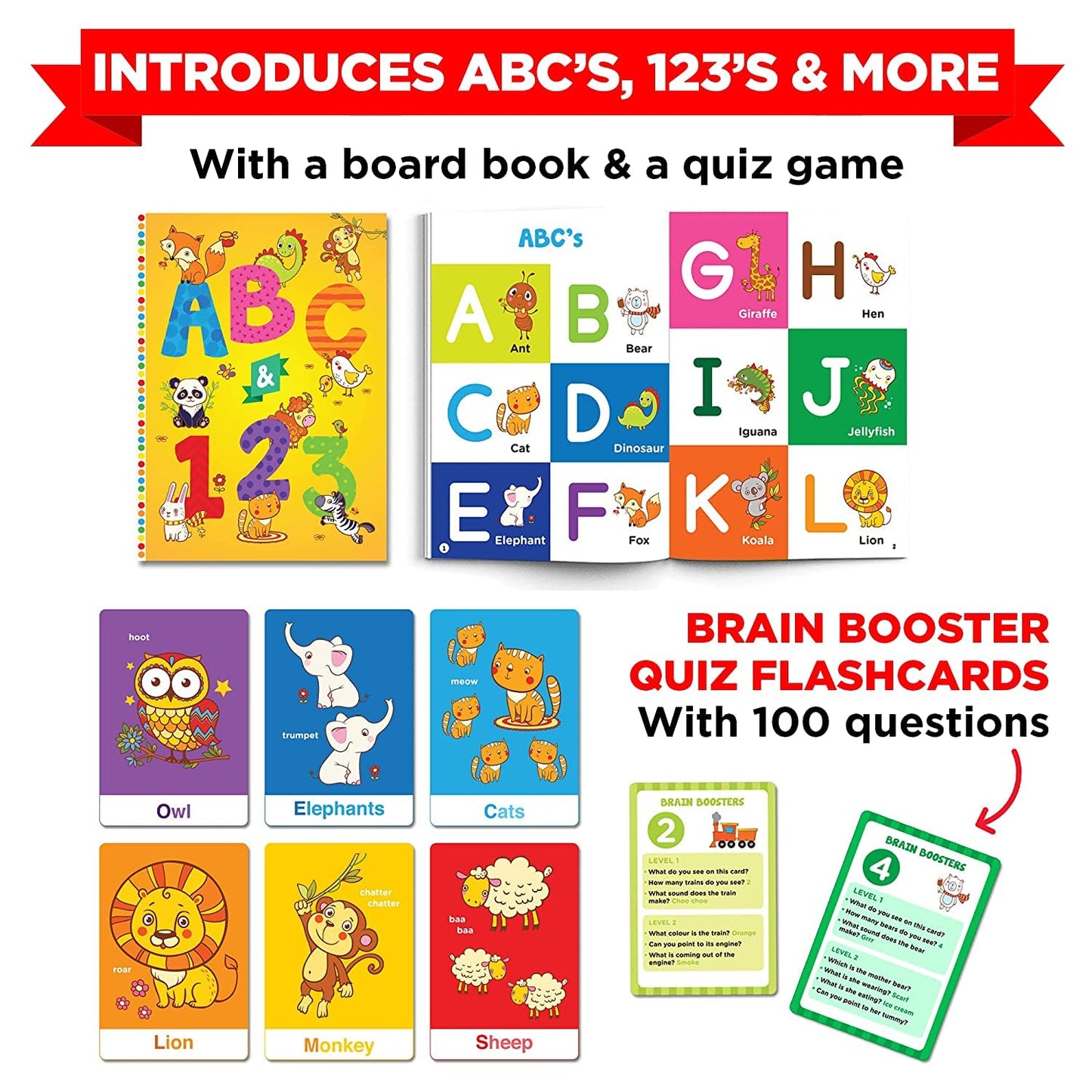 Learnabee Box Set for 2-Year-Olds: Board Books & Activities
