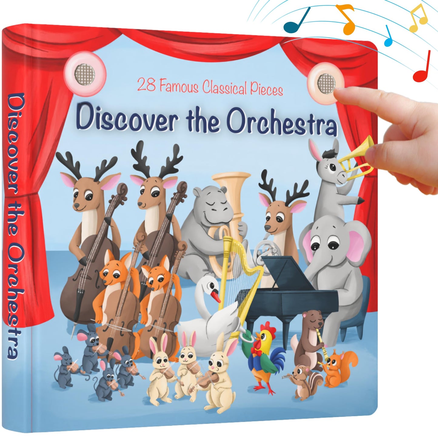 LEARNING BUGS Discover The Orchestra: 28 Instrument Sounds & Classical Pieces for Toddlers