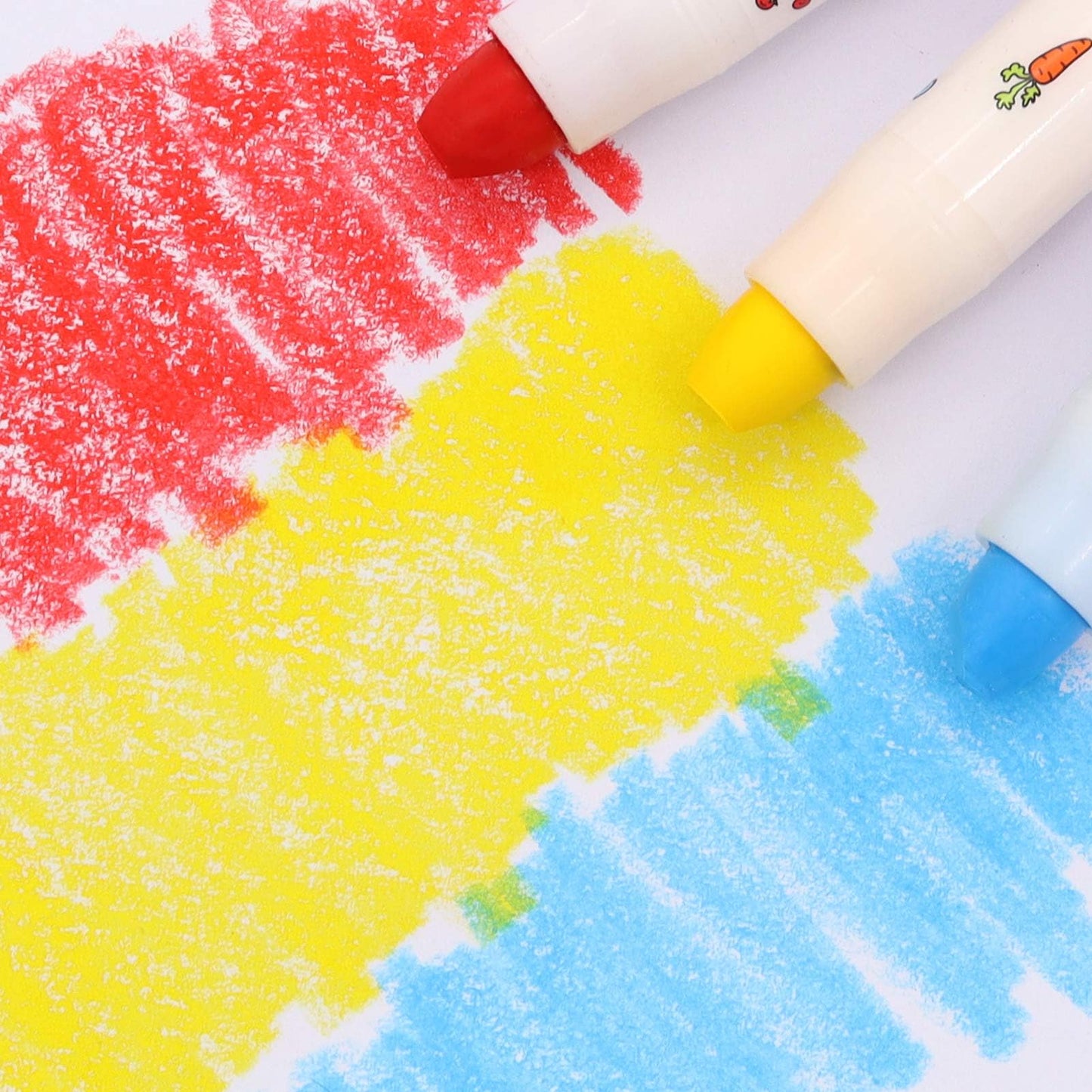 Lebze Jumbo Crayons for Toddlers – 24-Count Washable, Non-Toxic, Easy-to-Hold Silky Crayons