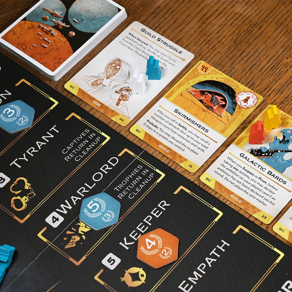 Arcs Board Game by Leder Games | 2–4 Players | Tactical Space Opera with Trick-Taking Action, Diplomacy & Asymmetric Play