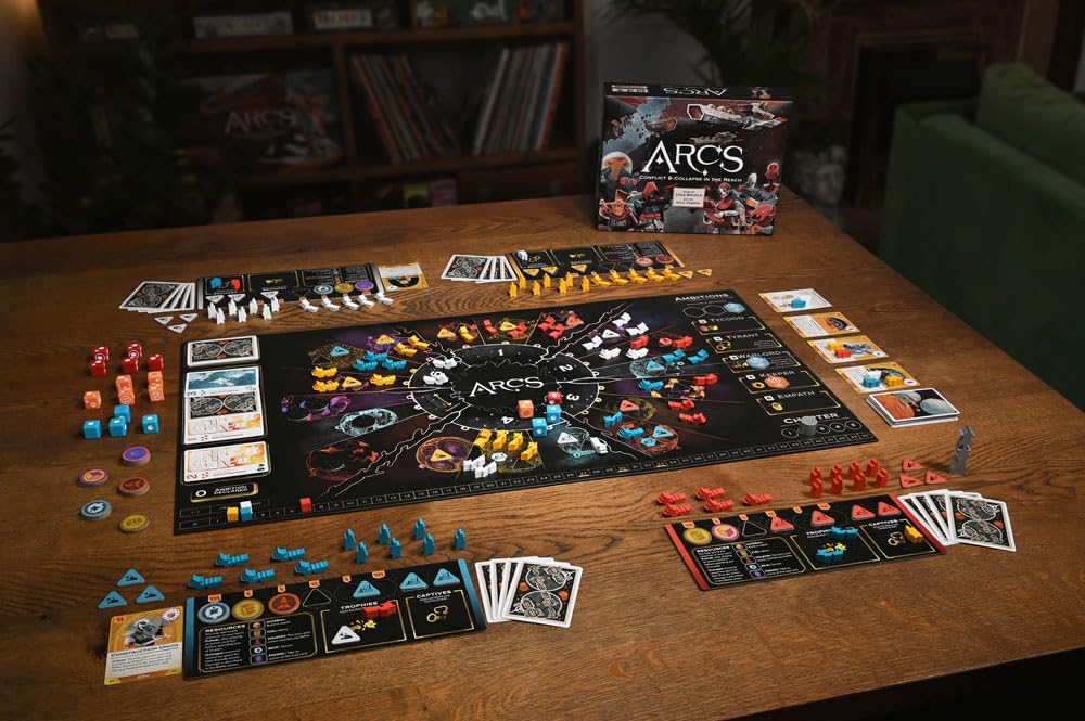 Arcs Board Game by Leder Games | 2–4 Players | Tactical Space Opera with Trick-Taking Action, Diplomacy & Asymmetric Play