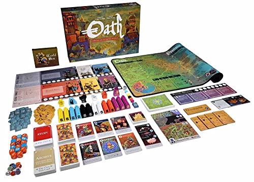 Leder Games | Oath: Chronicles of Empire & Exile – Strategy Board Game for 1–6 Players