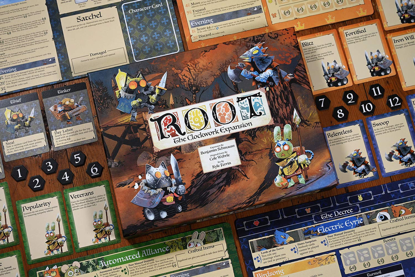 Leder Games | Root: Clockwork Expansion - Automata for Solo, Competitive, or Co-op Play