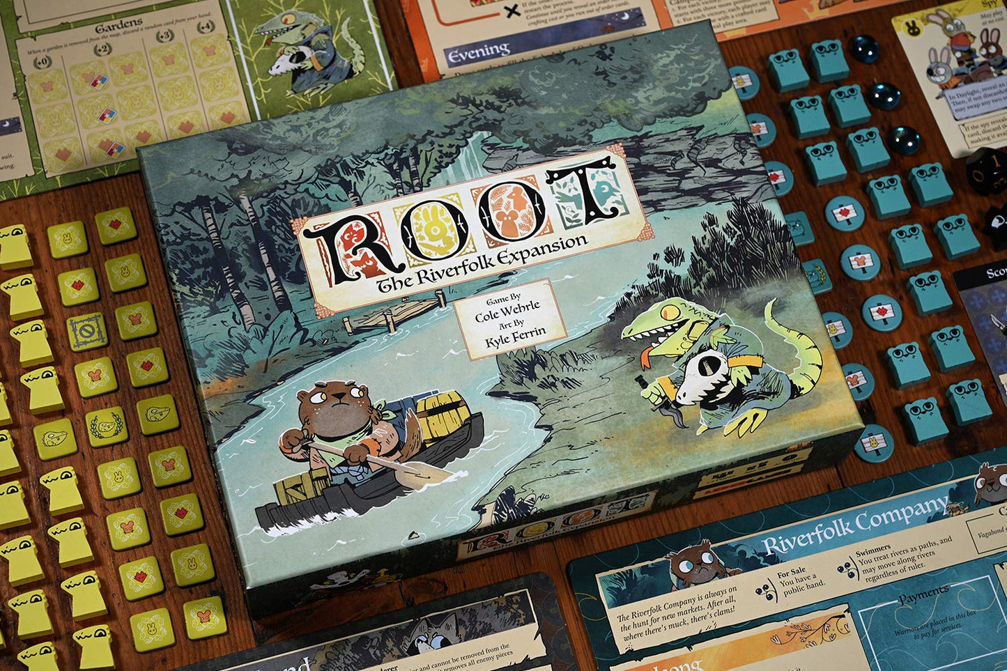 Leder Games | Root: The Riverfolk Expansion – New Factions, Vagabonds, and Modes