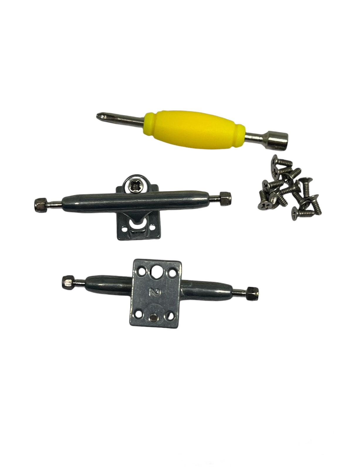 LEEFAI Pro Fingerboard Trucks G4 Inverted Kingpin – 29/32/34/36mm Raw Metal