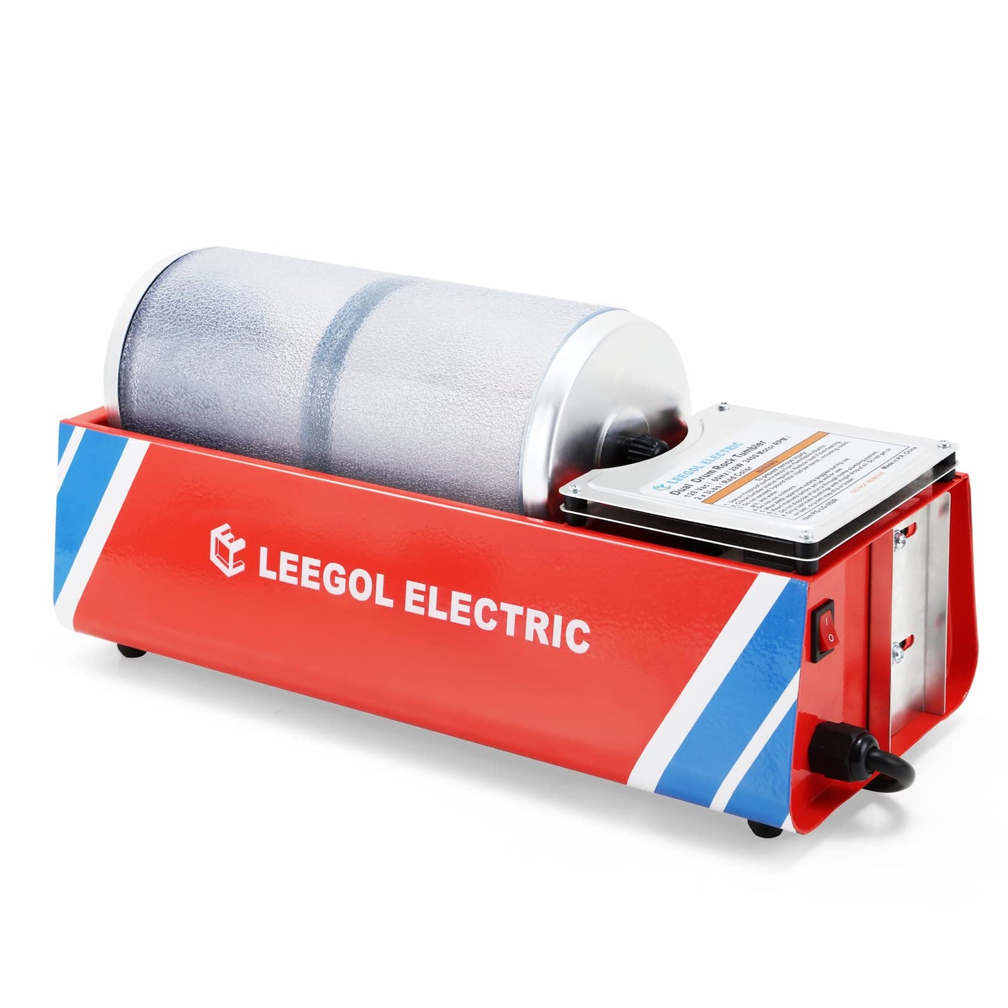 Leegol Electric Rock Tumbler 6LB Machine – Complete Home Gem Polishing Kit