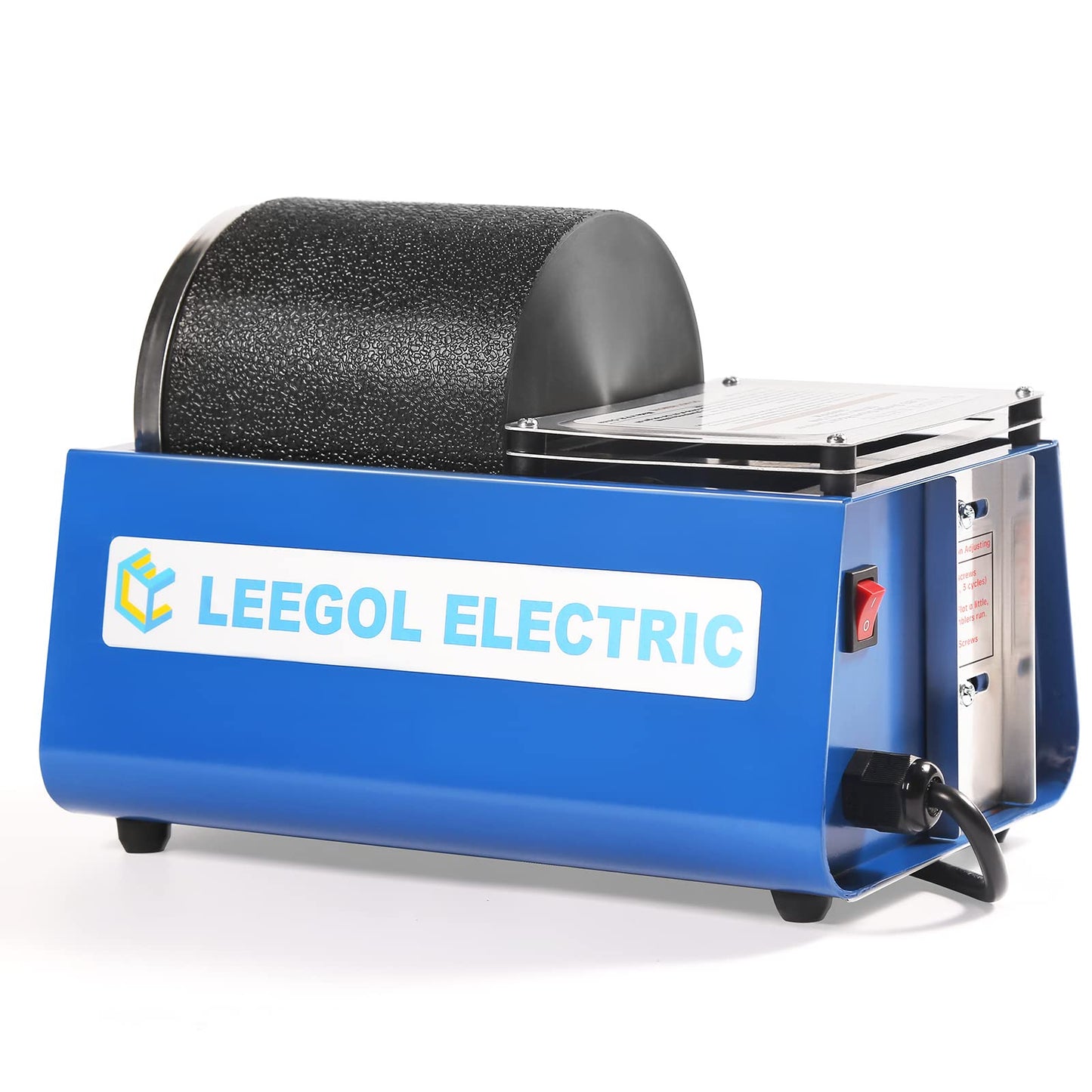 Leegol Electric Rock Tumbler Kit — 3LB Single Drum Polisher