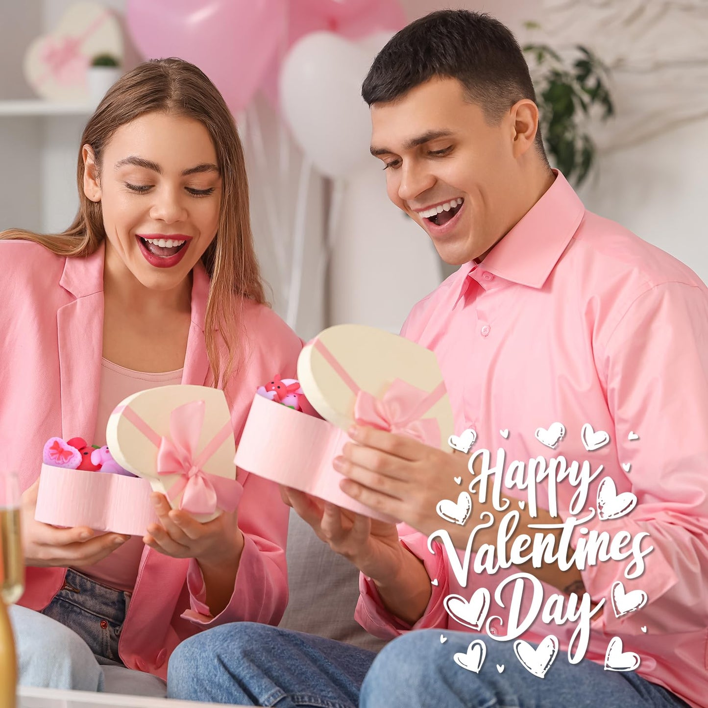 LEEHUR 30 PCS Valentines Day Mochi Squishies – Classroom Gifts & Party Favors