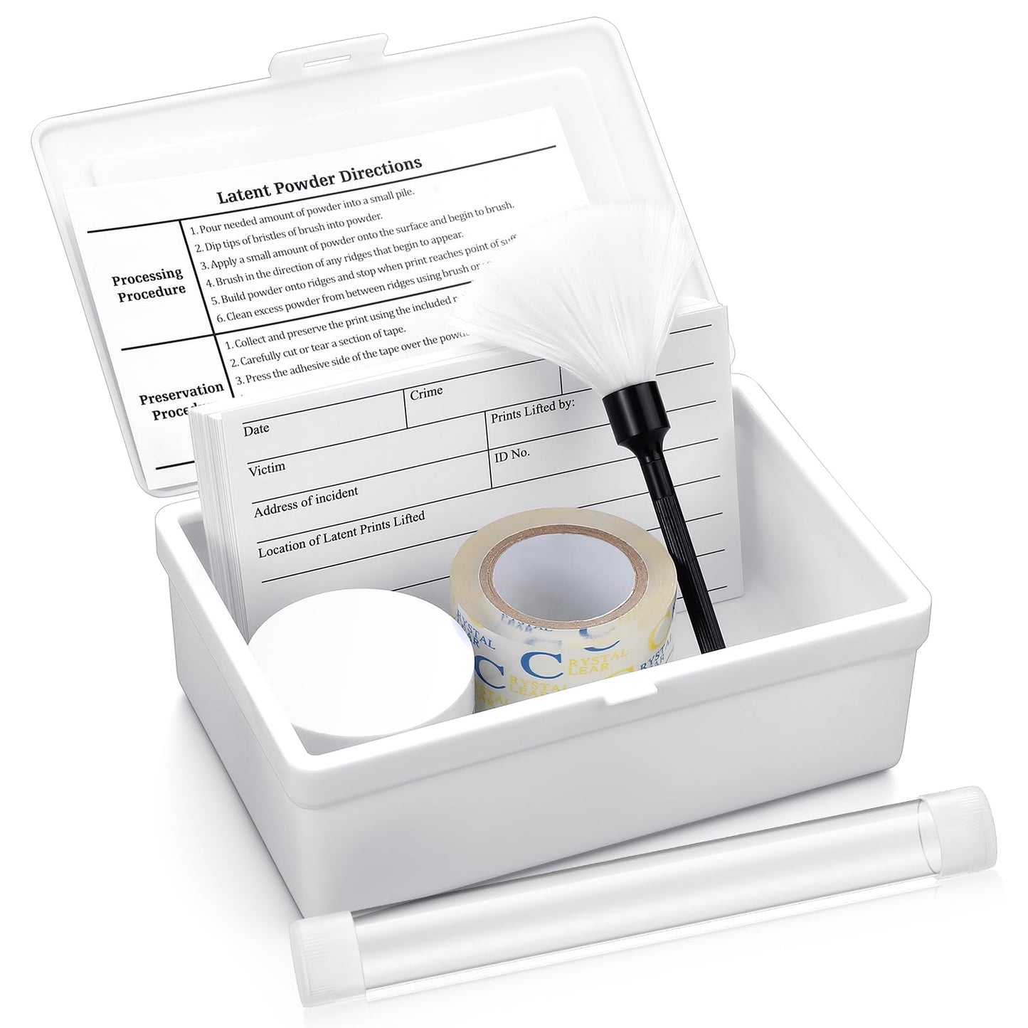 Leelosp Basic Latent Fingerprint Kit – Bichromatic Powder