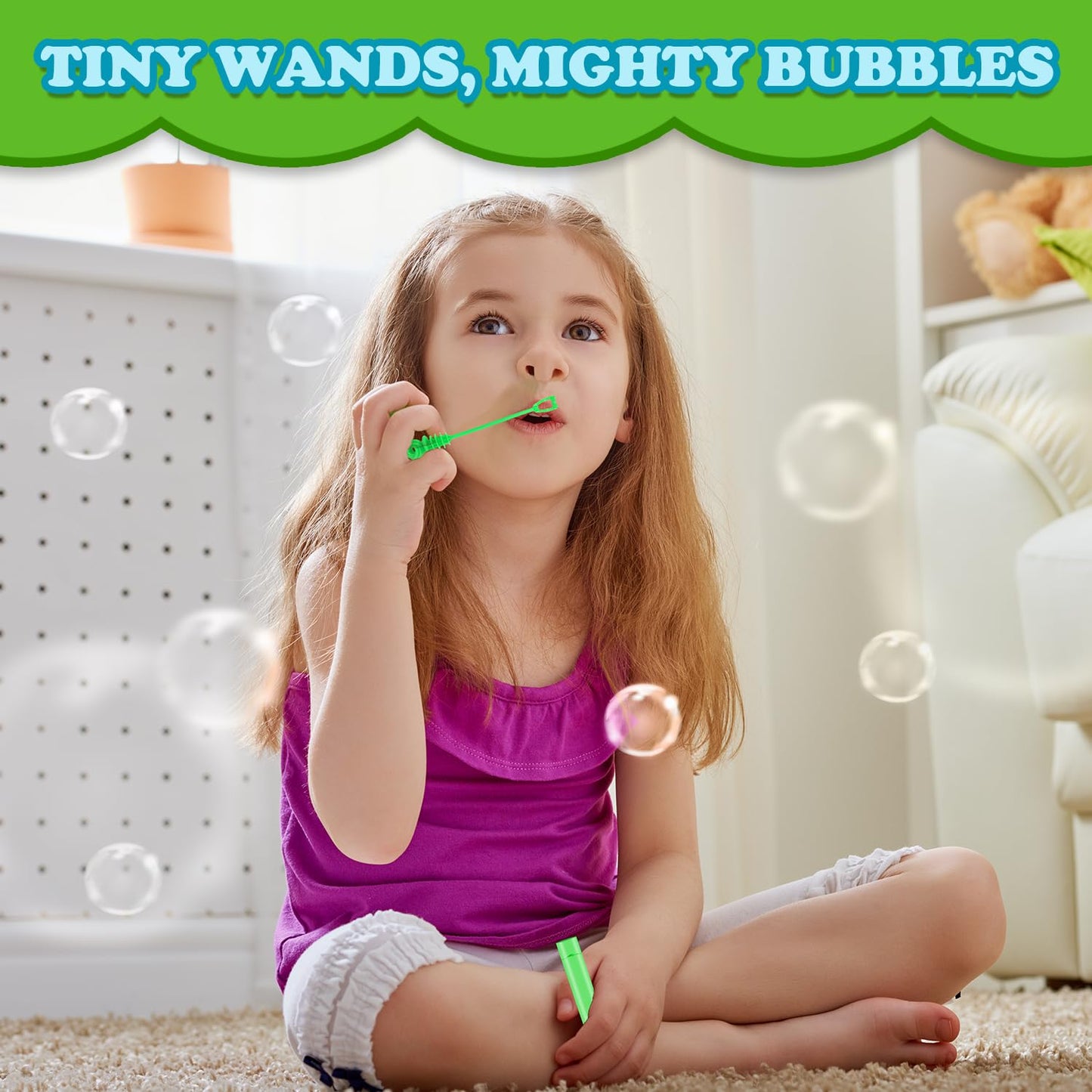 Leetous Neon Mini Bubbles – 100 Pack Party Favors for Kids