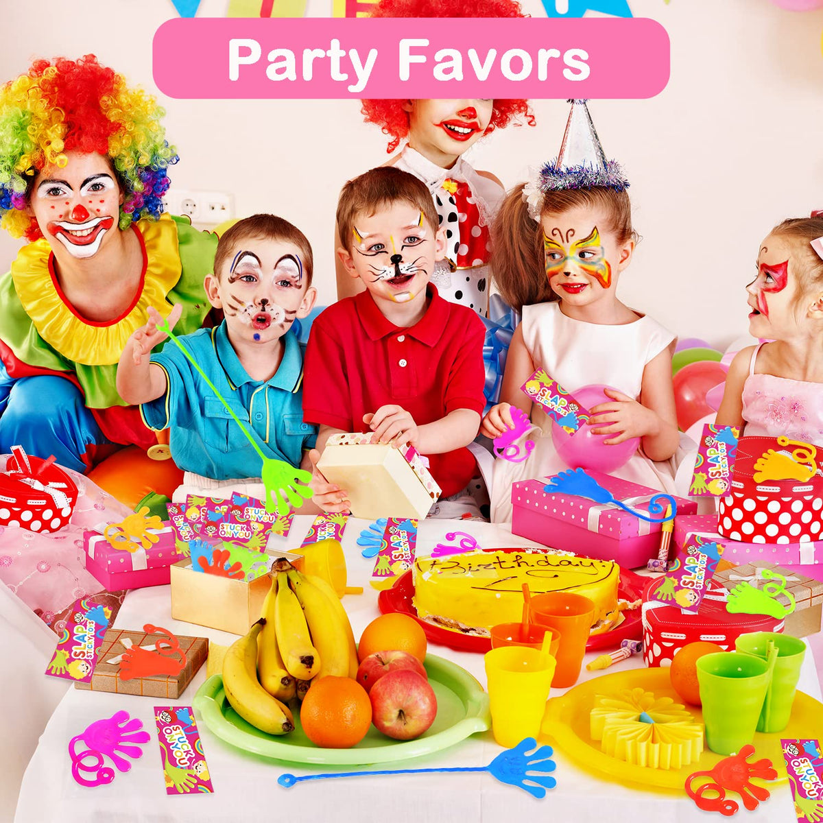 Leetous Large Sticky Hands & Feet – 100 PCS Bulk Party Favors for Kids, Classroom Prizes & Holiday Goody Bags