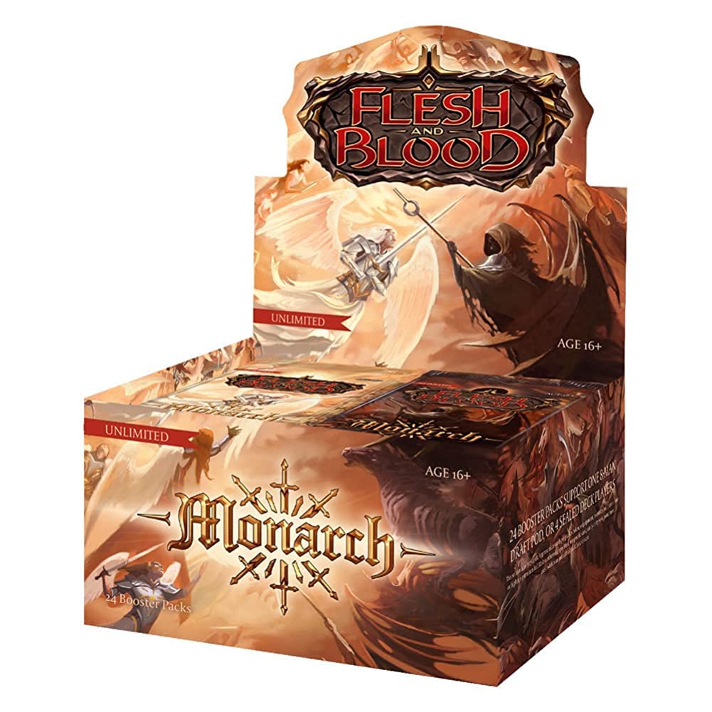 Legend Story Studios | Flesh & Blood Monarch Unlimited Booster Display (24 Packs)