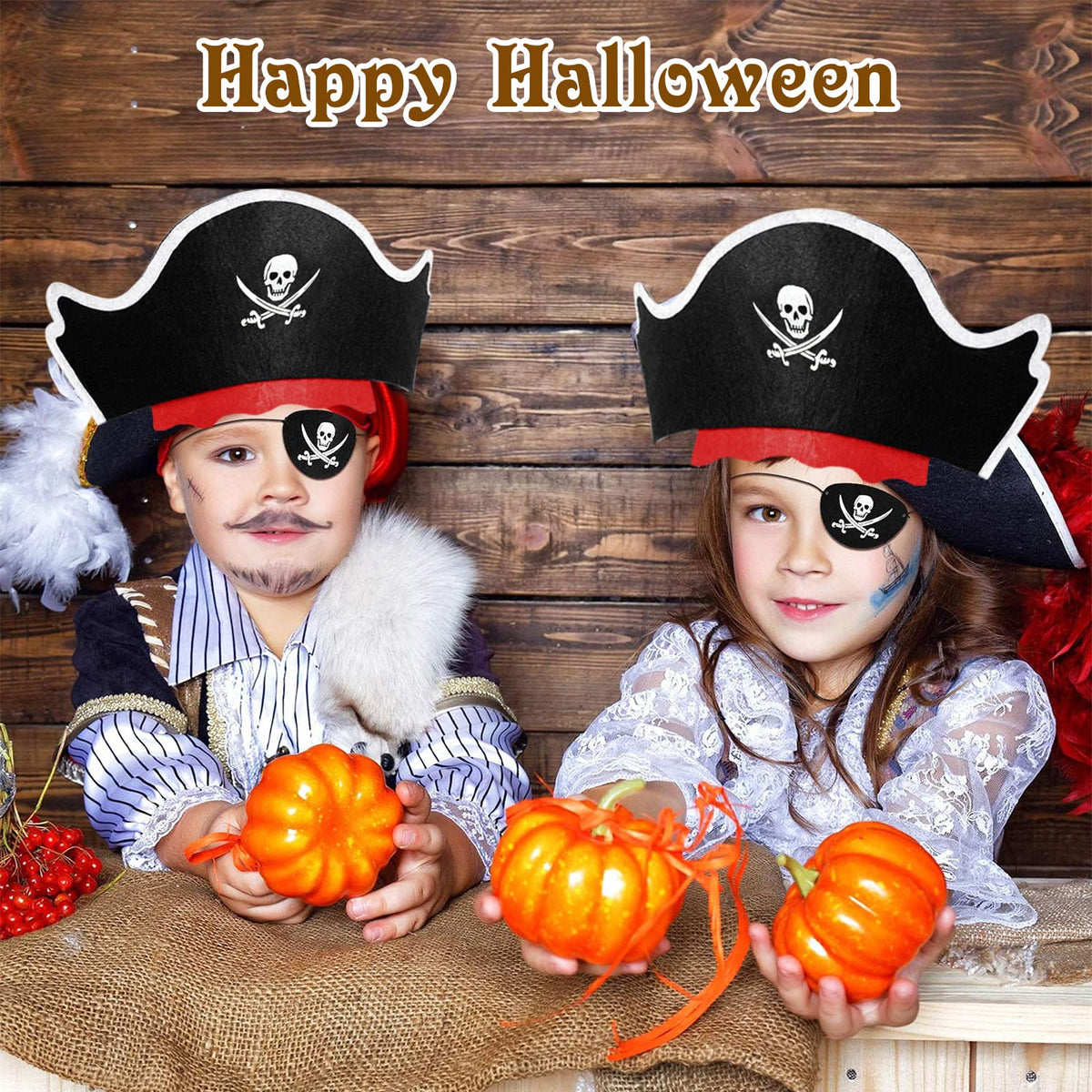 Legigo 72-Piece Pirate Party Set – Hats, Eye Patches & Inflatable Swords