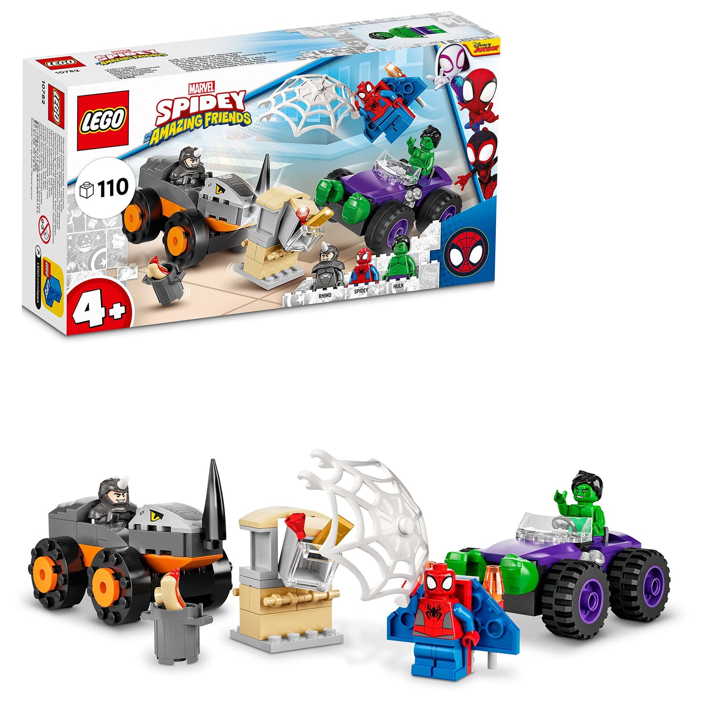 LEGO 10782 Hulk vs Rhino Monster Truck Showdown – Spider-Man Minifigs