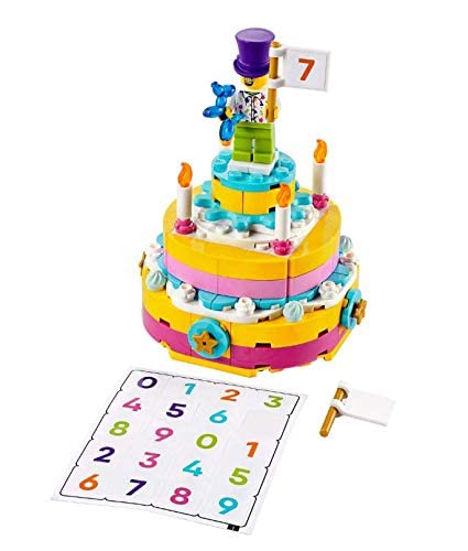 LEGO 40382 Birthday Cake Set – 141-Piece Build with Minifigure