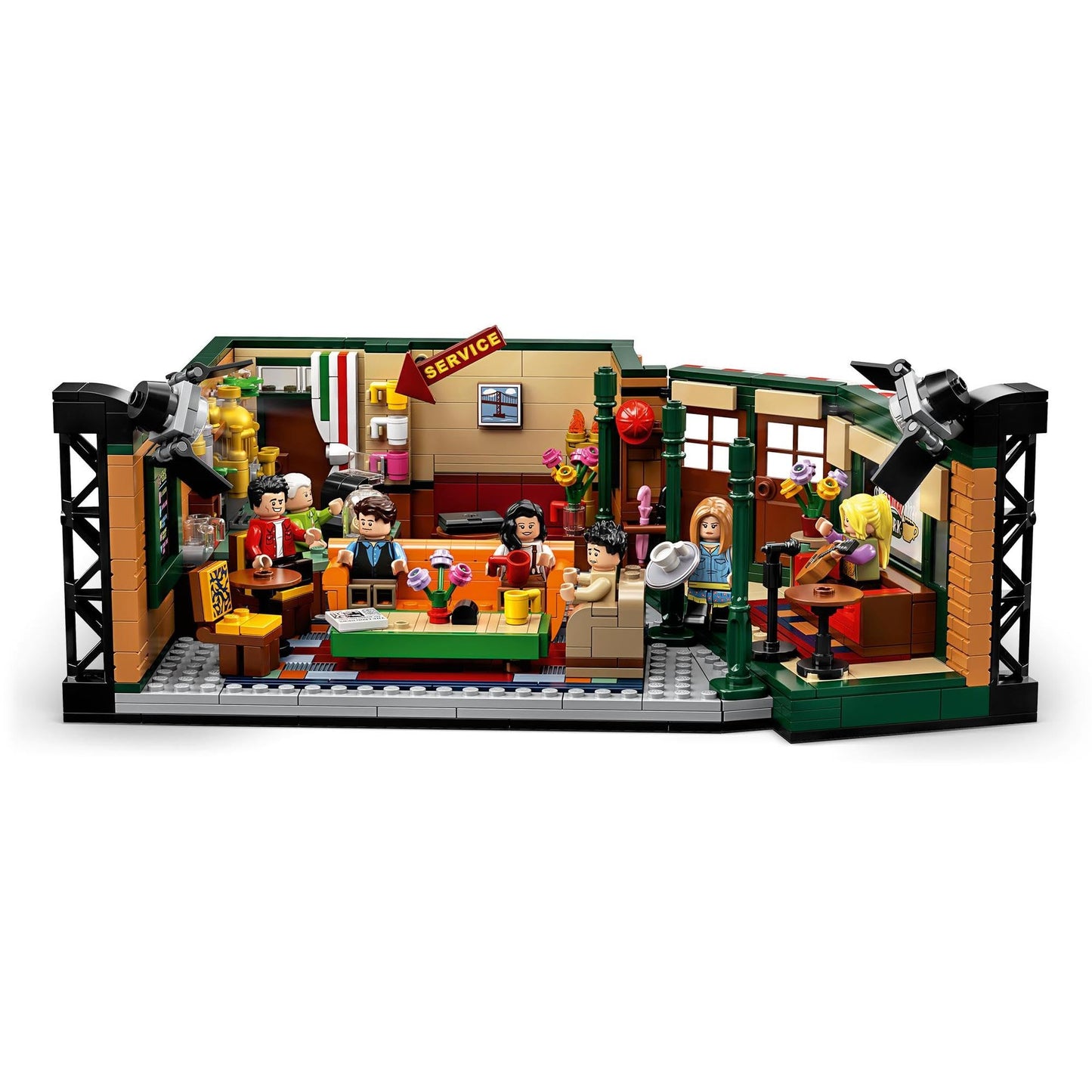 LEGO 21319 Central Perk – LEGO Ideas Set with 7 Friends Minifigures