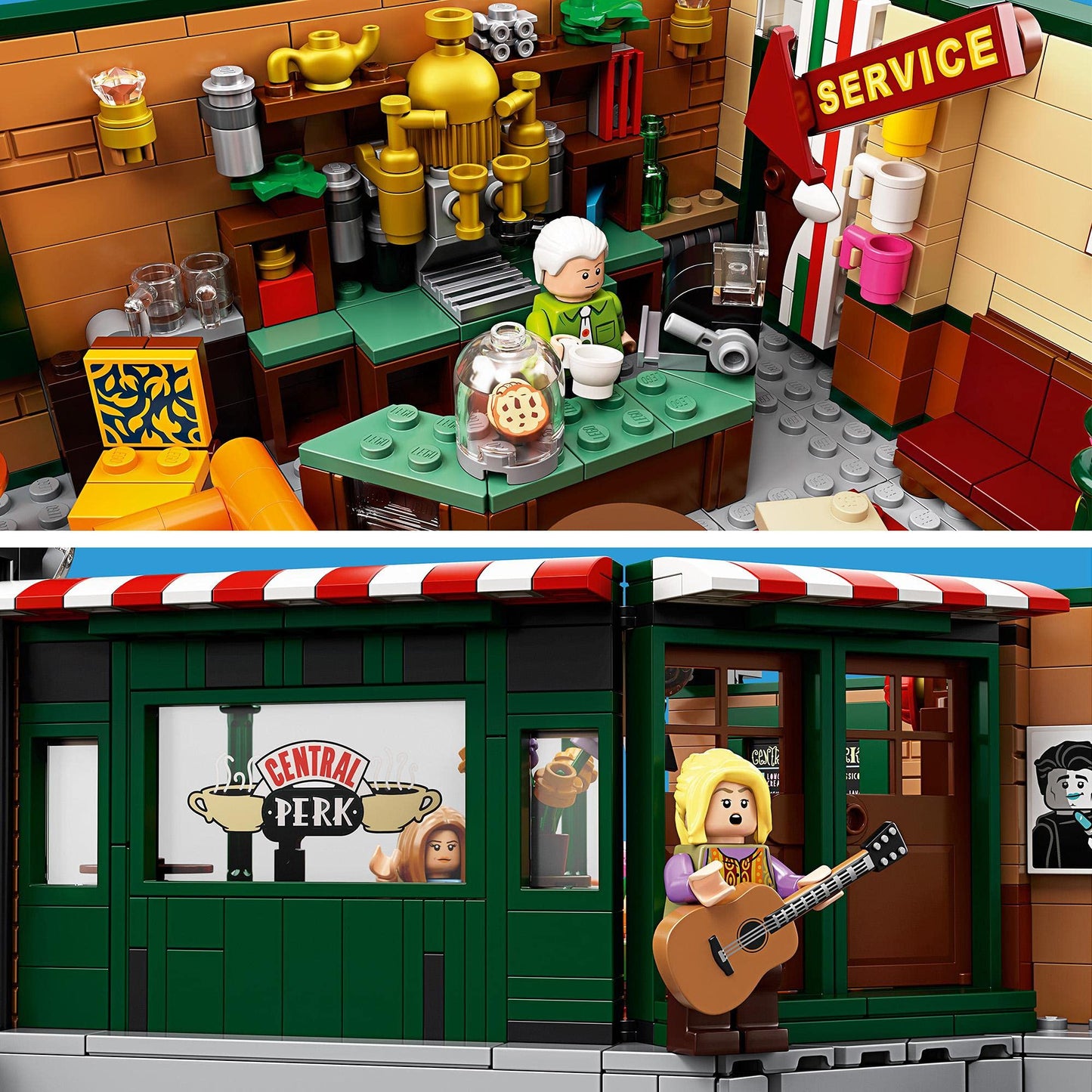 LEGO 21319 Central Perk – LEGO Ideas Set with 7 Friends Minifigures