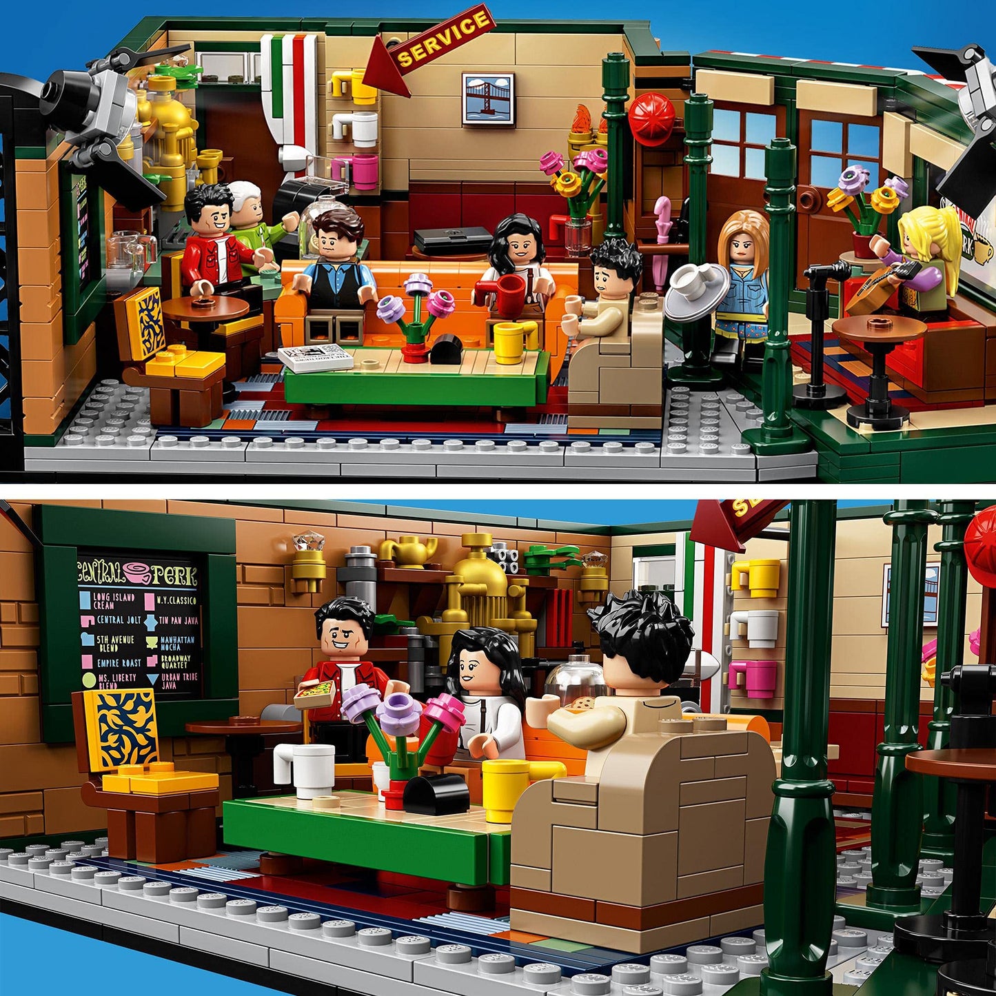 LEGO 21319 Central Perk – LEGO Ideas Set with 7 Friends Minifigures