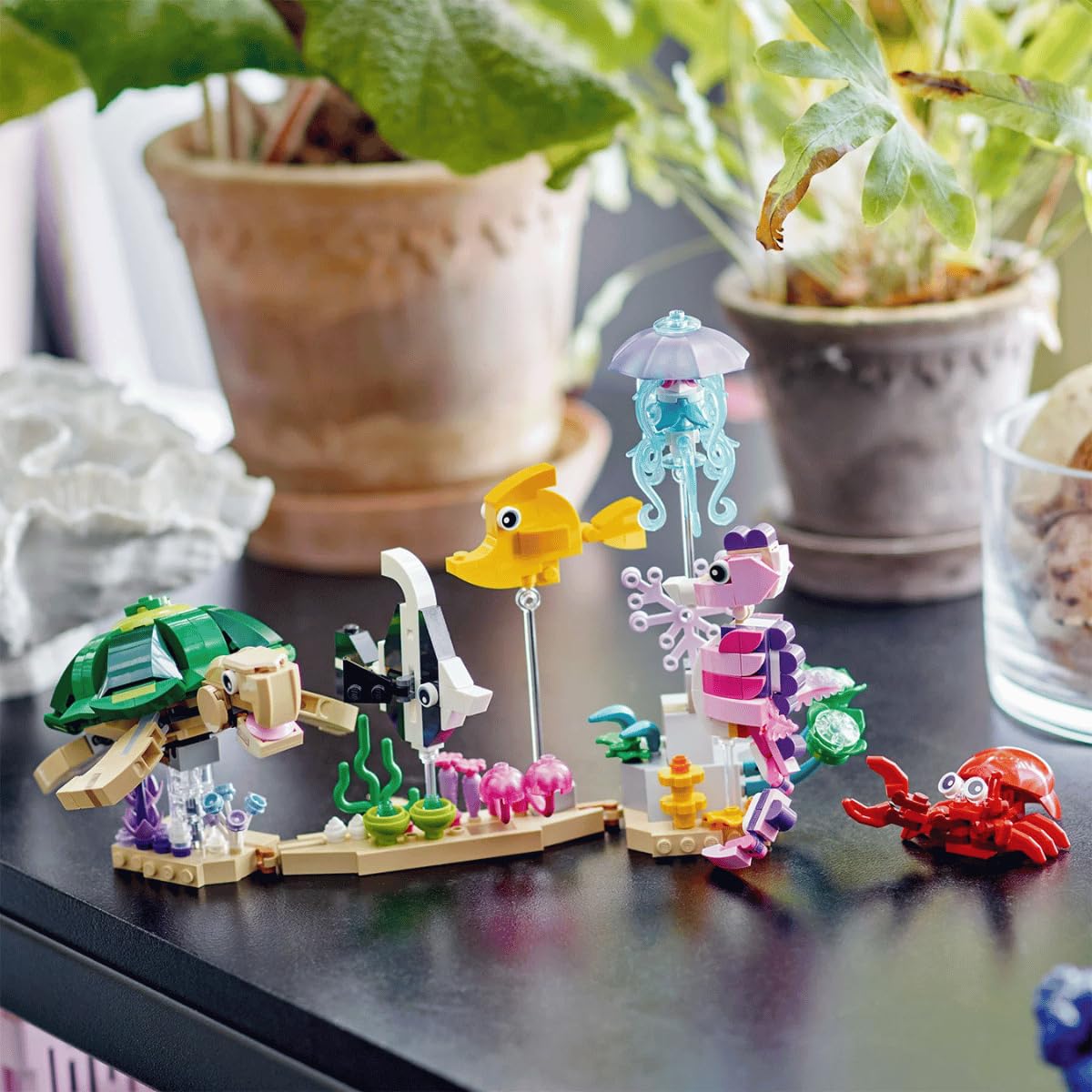 LEGO Creator Sea Animals 31158 – 421 Pieces, 3-in-1 Underwater Set