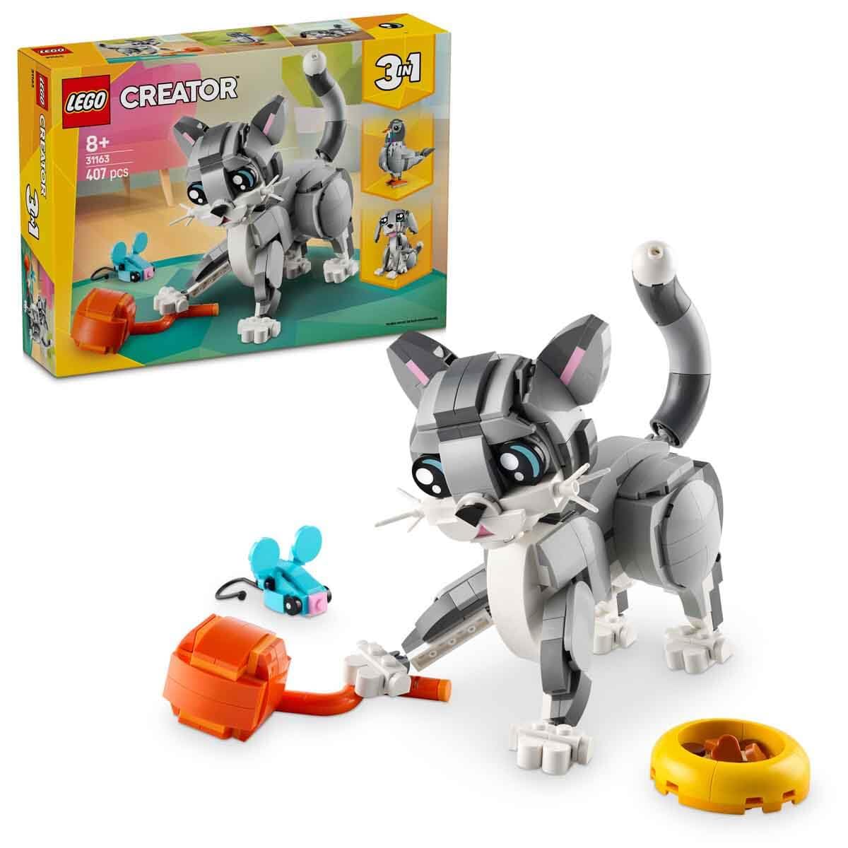 LEGO 31163 Creator Cat 3-in-1 Building Kit for Kids 8+