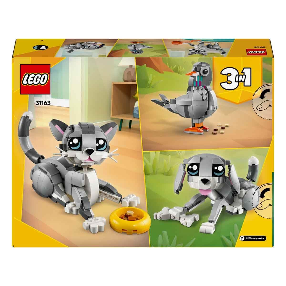 LEGO 31163 Creator Cat 3-in-1 Building Kit for Kids 8+