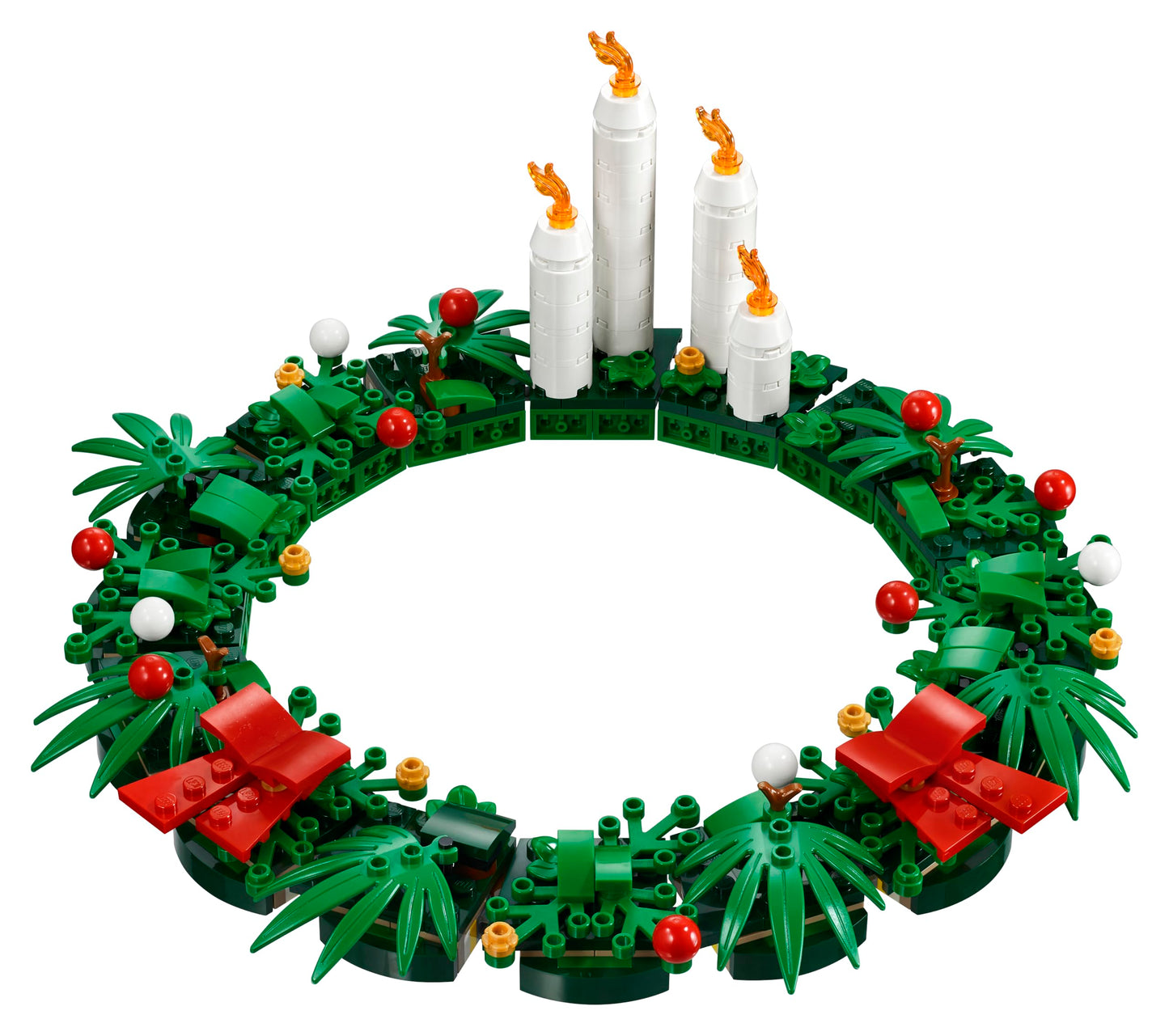 LEGO 40426 2-in-1 Christmas Garland | Advent Wreath Set for Creative Holiday Decor