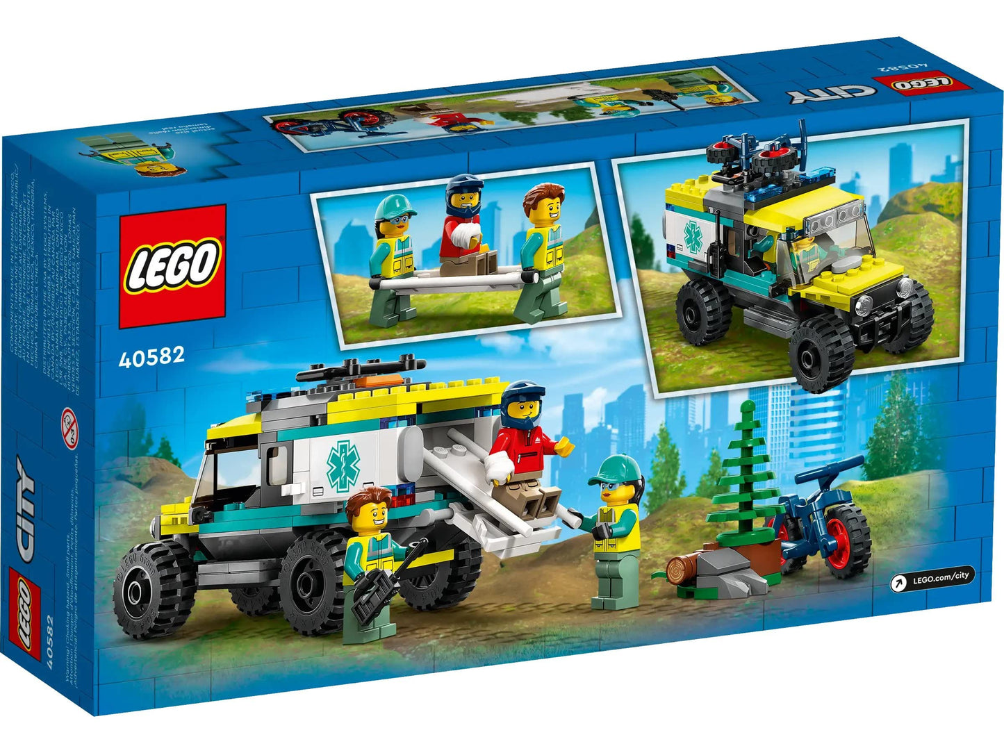 LEGO 40582 City 4x4 Off-Road Ambulance Rescue — Limited Edition 2023 | 162 Pieces