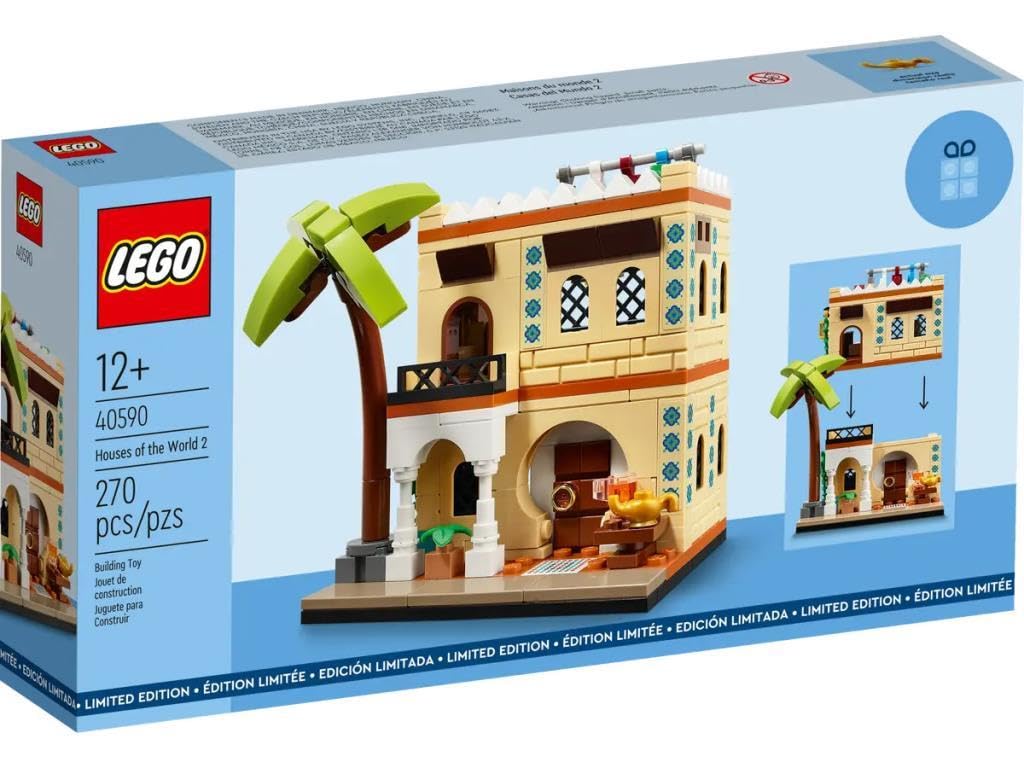 LEGO 40590 Houses of the World 2: North Africa Building Kit – 270 Pieces