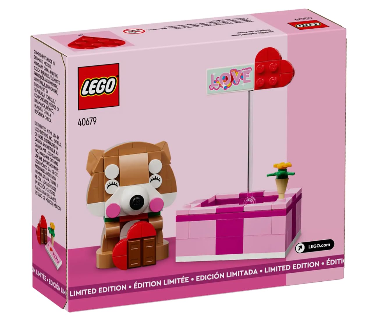 LEGO 40679 Love Gift Box – Shiba Inu Gift with Customizable Eyes