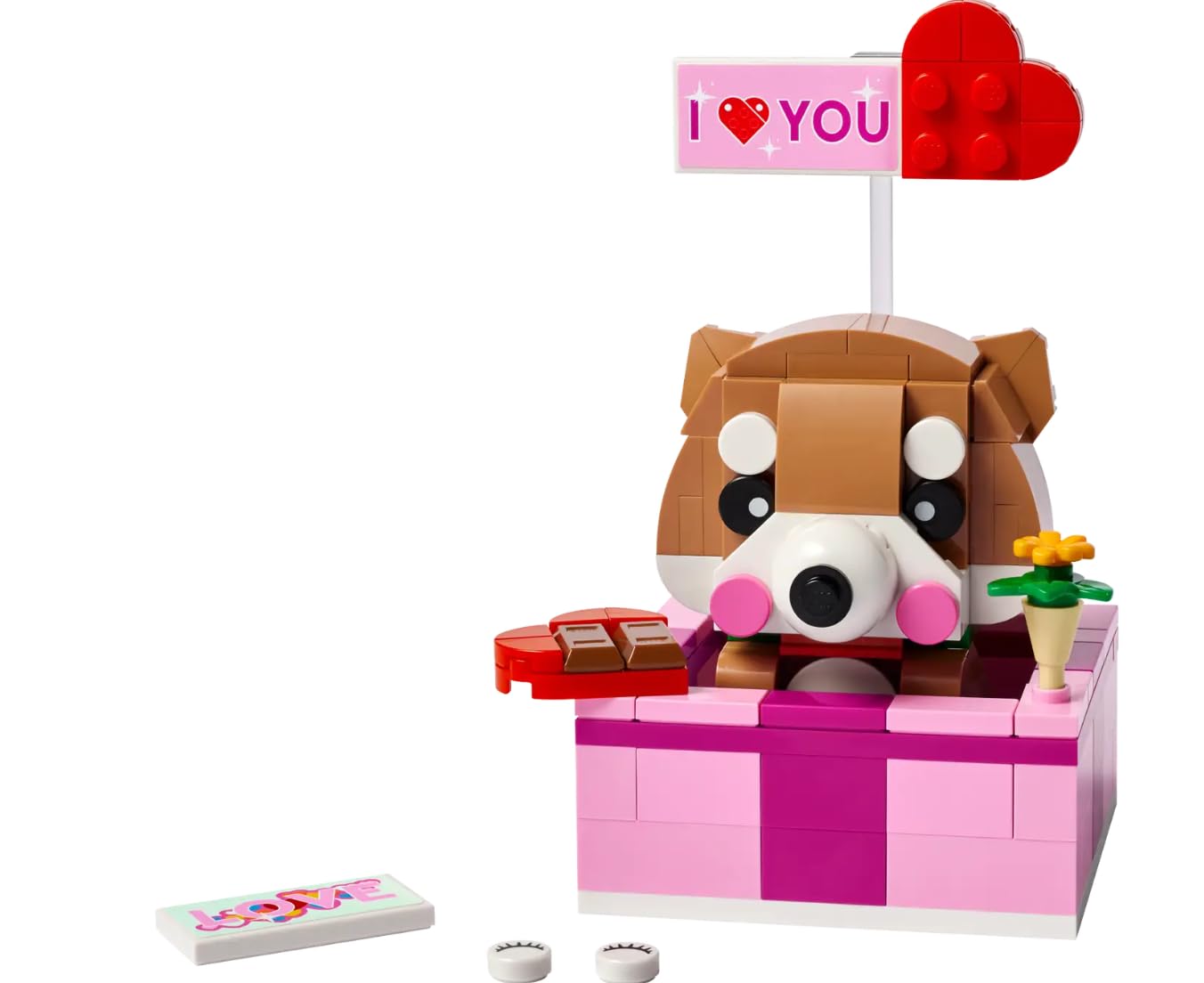 LEGO 40679 Love Gift Box – Shiba Inu Gift with Customizable Eyes