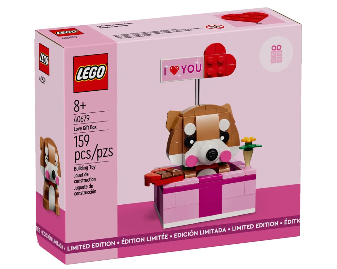 LEGO 40679 Love Gift Box – Shiba Inu Gift with Customizable Eyes