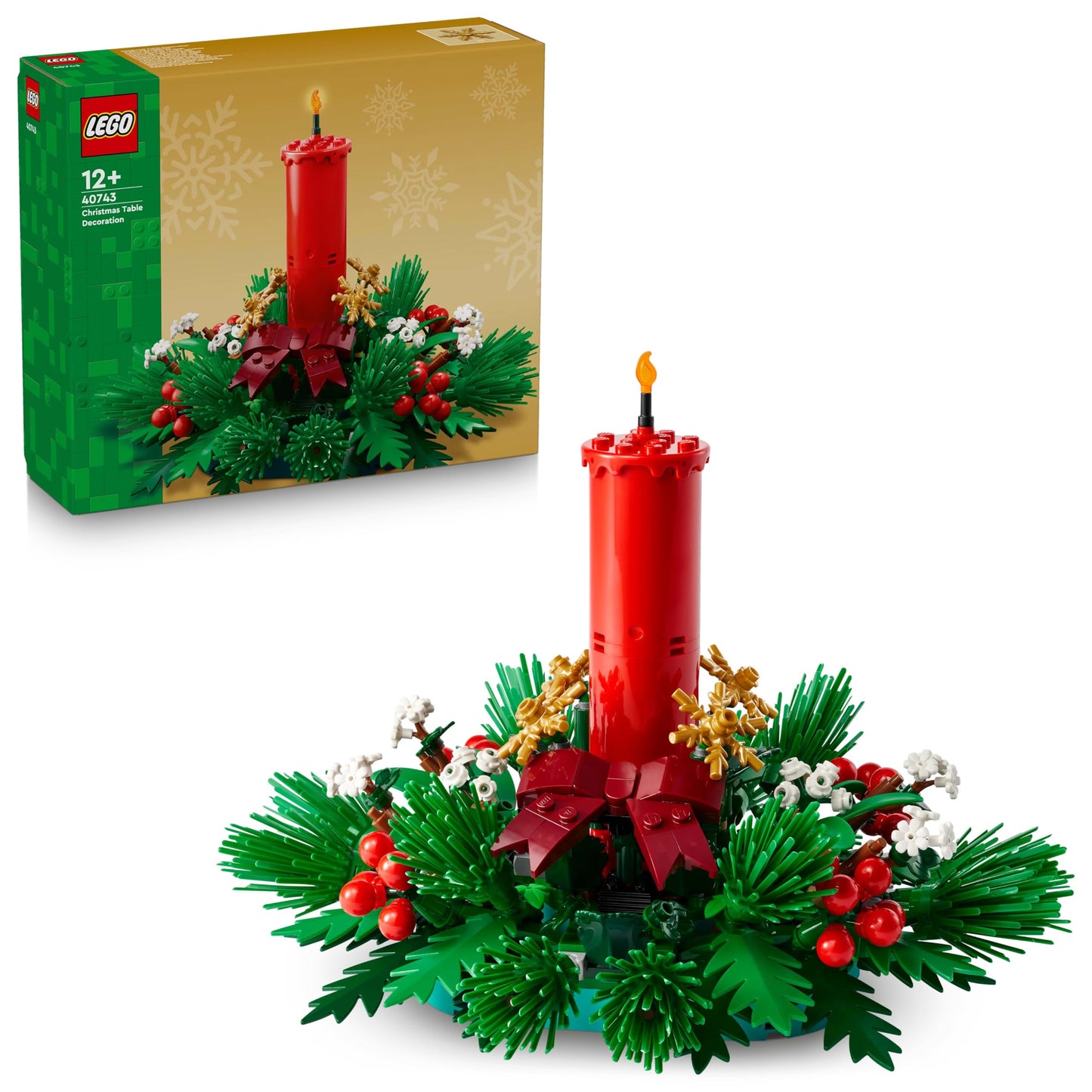 LEGO 40743 Christmas Table Decoration – Festive LEGO Centerpiece for Families