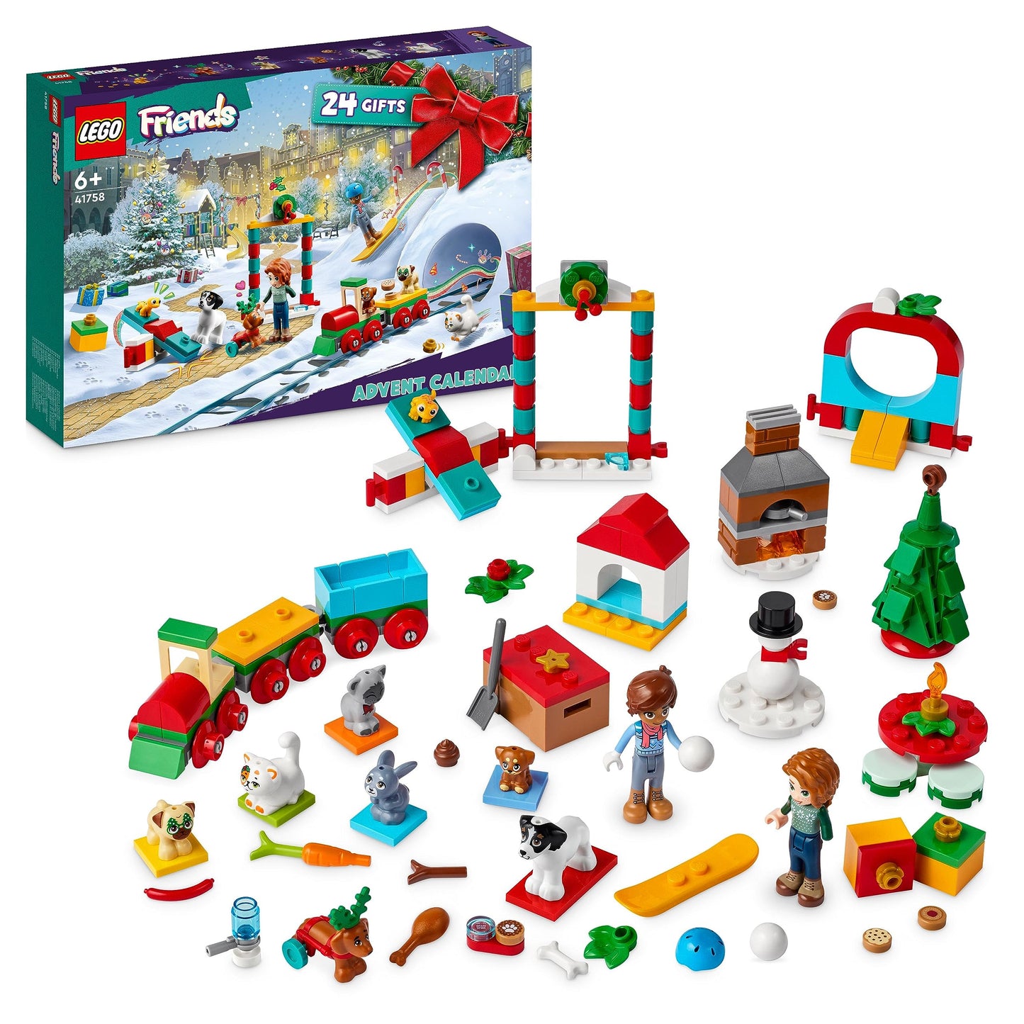 LEGO Friends Advent Calendar 2023 (41758) – 231 Pieces | Holiday Countdown for Kids
