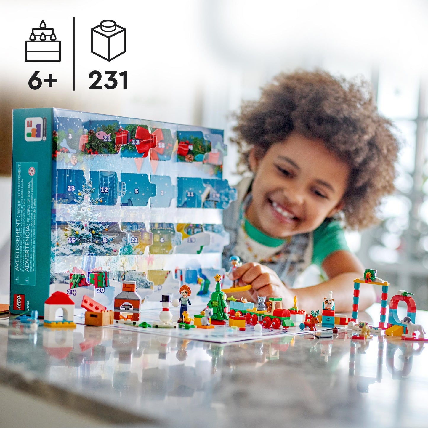 LEGO Friends Advent Calendar 2023 (41758) – 231 Pieces | Holiday Countdown for Kids