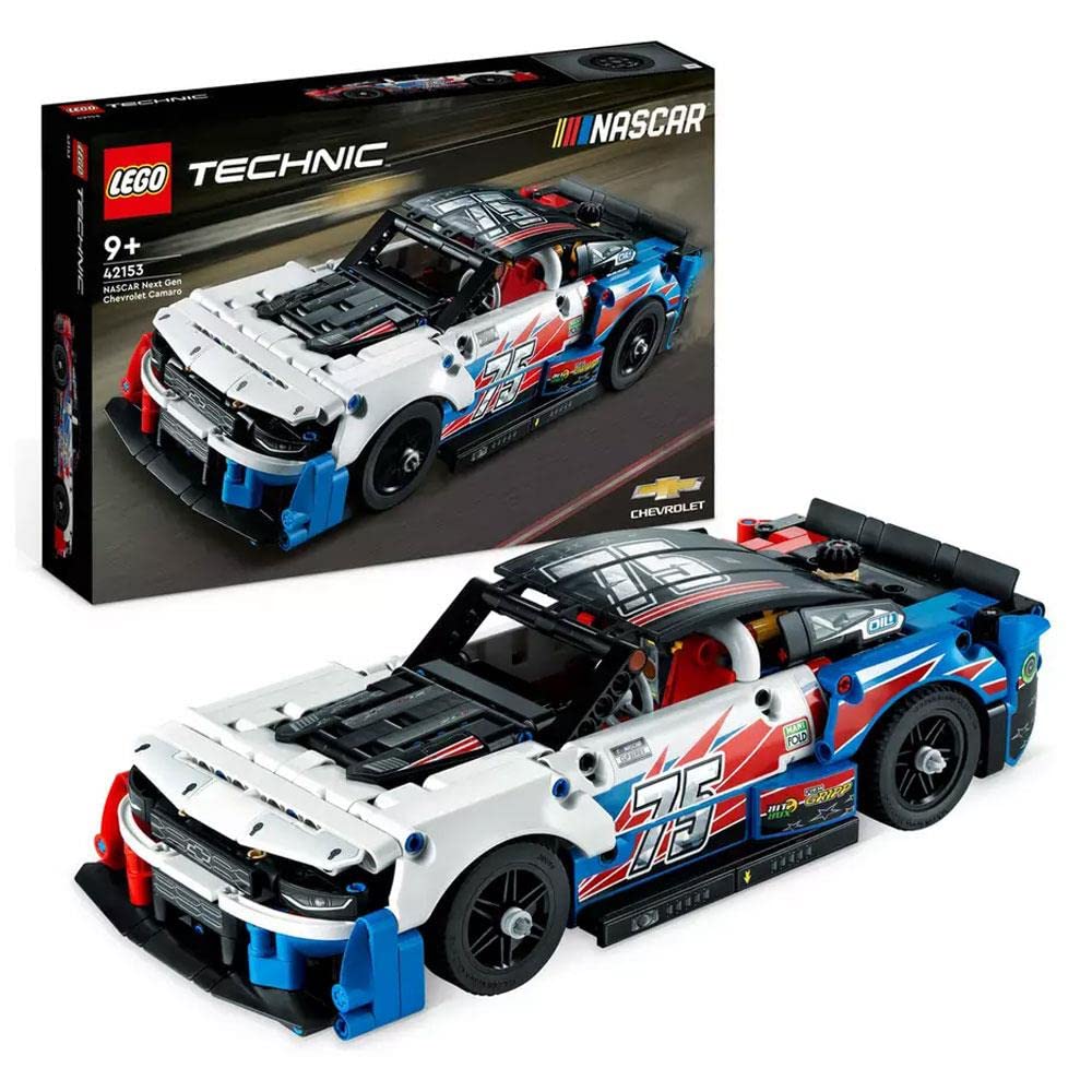 LEGO Technic NASCAR Camaro ZL1 (42153) | Buildable Racing Car Model Kit