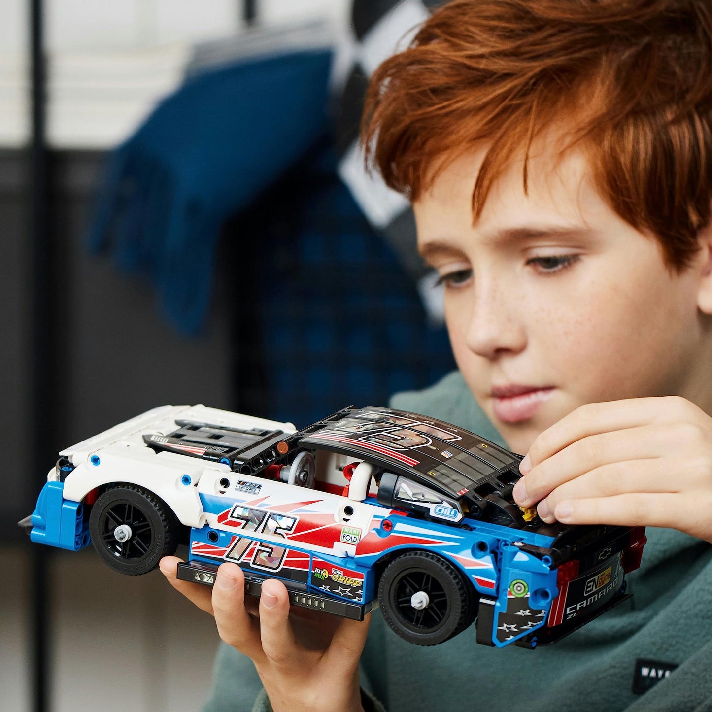 LEGO Technic NASCAR Camaro ZL1 (42153) | Buildable Racing Car Model Kit