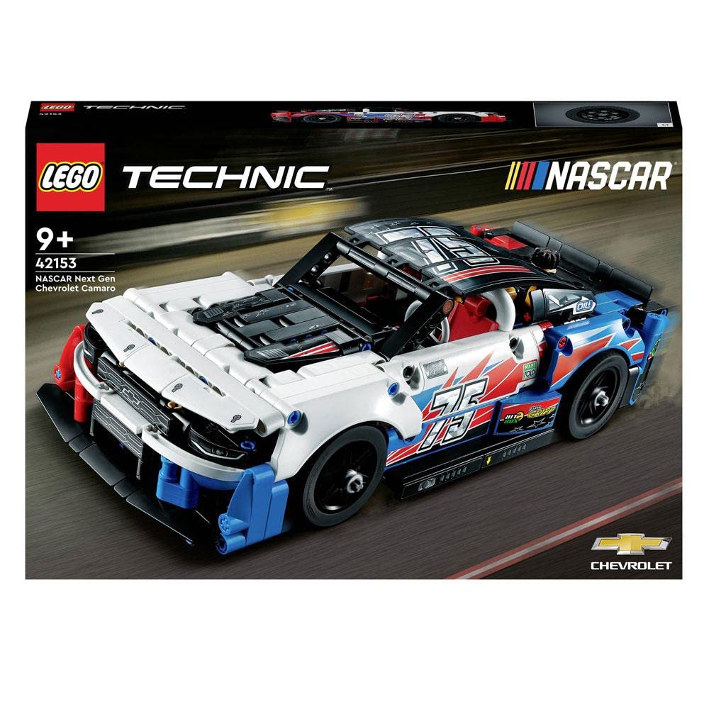 LEGO Technic NASCAR Camaro ZL1 (42153) | Buildable Racing Car Model Kit